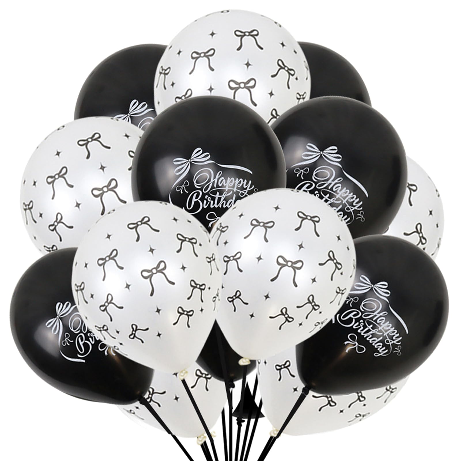 Urna Per Compleanno Nero E Bianca Con Motivo Stelle, 20x20x20 Cm, In Cartoncino, Per Biglietti E Piccoli Regali, Decorazione Tavolo Festa