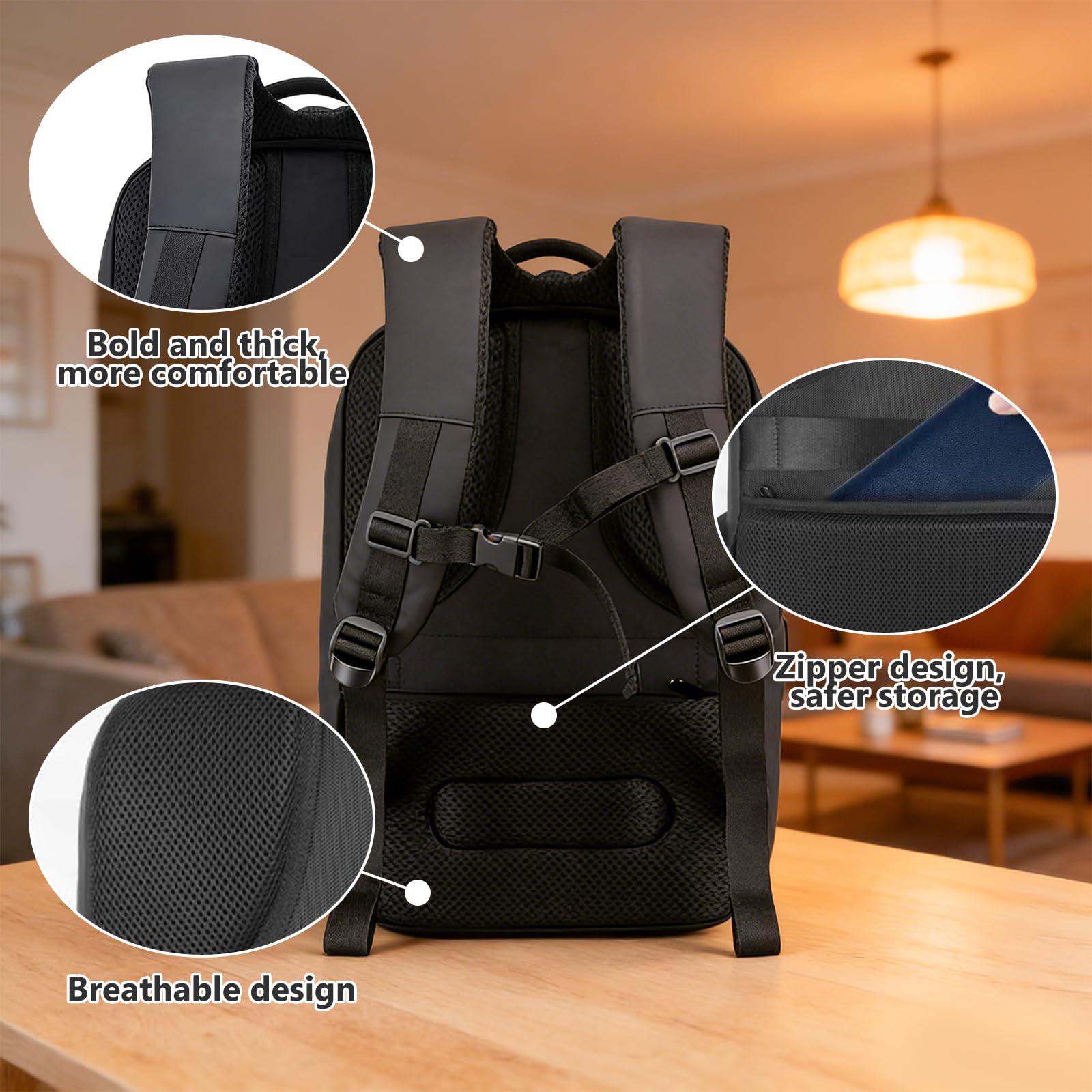 LED Mochila con Control Mediante Aplicación, Mochila Portatil avc Cubierta Impermeable, Pantalla Digital Programable, Alimentada por USB, Ligera y Duradera Mochila Trabajo para Hombres y Mujeres