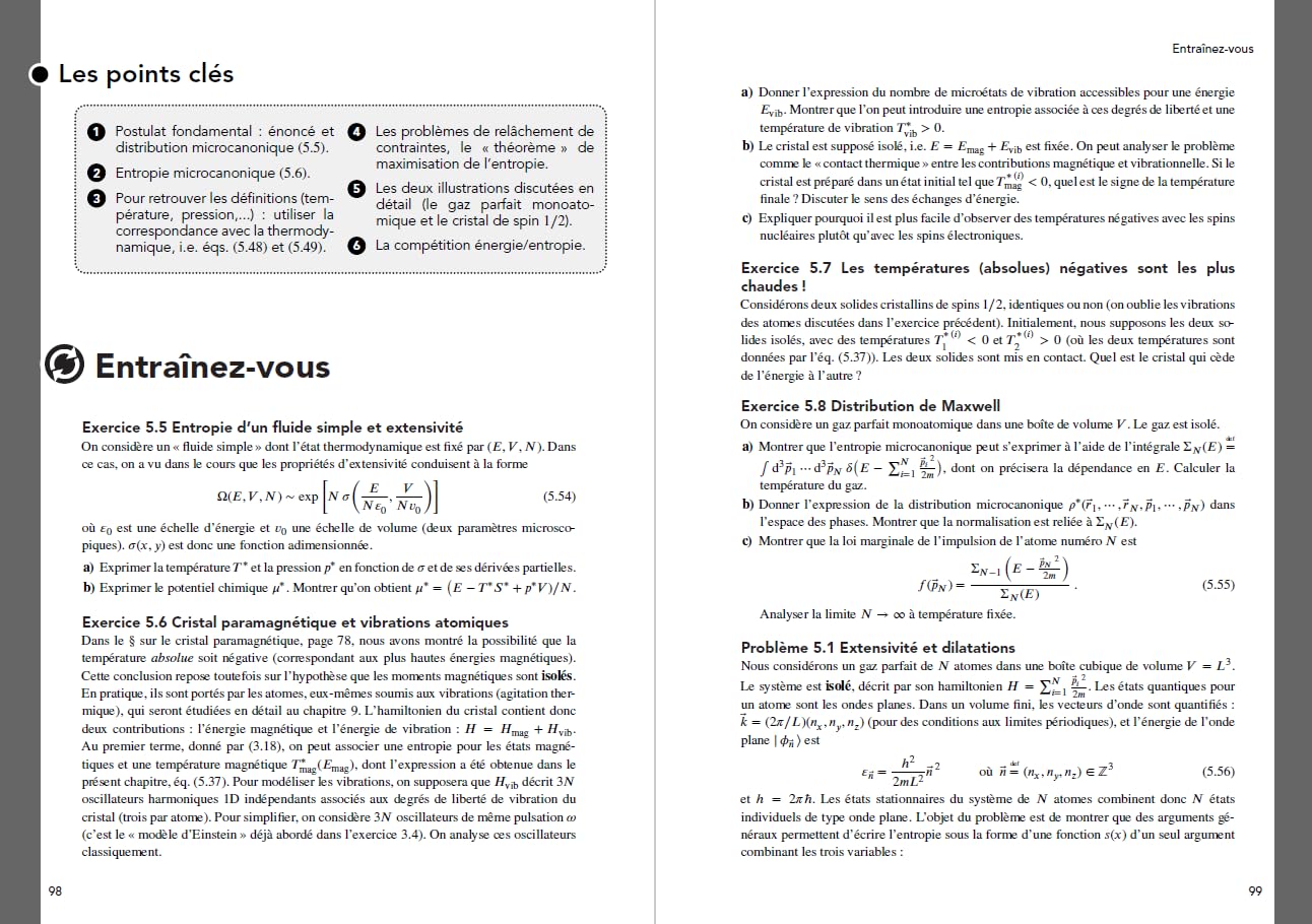 Physique statistique: Des processus élémentaires aux phénomènes collectifs