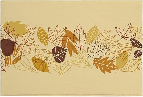 Autumn Maple Leaf Rustic Bath Mat,Bathroom Non-Slip Absorbent Rug,Bathroom Decor Microfiber Memory Foam Soft Rug Bath Mat Doormat 16x24Inch disponible en Yaxa El Salvador