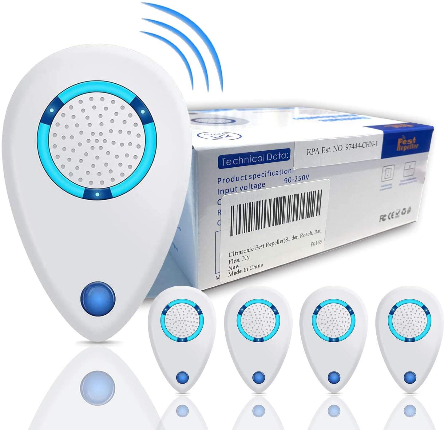 Buy Ultrasonic Pe st Repellent(4 Pack), 2021 Ultrasonic Repeller Indoor