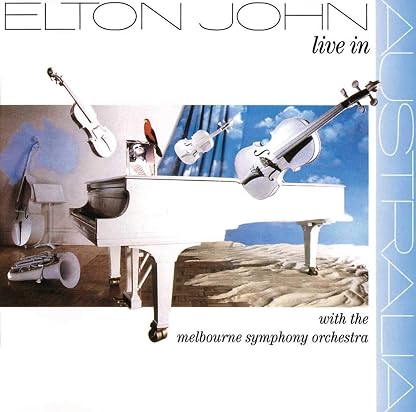 Live In Australia With The Melbourne Symphony Orchestra [Disco de Vinil] por Elton John, capa do álbum