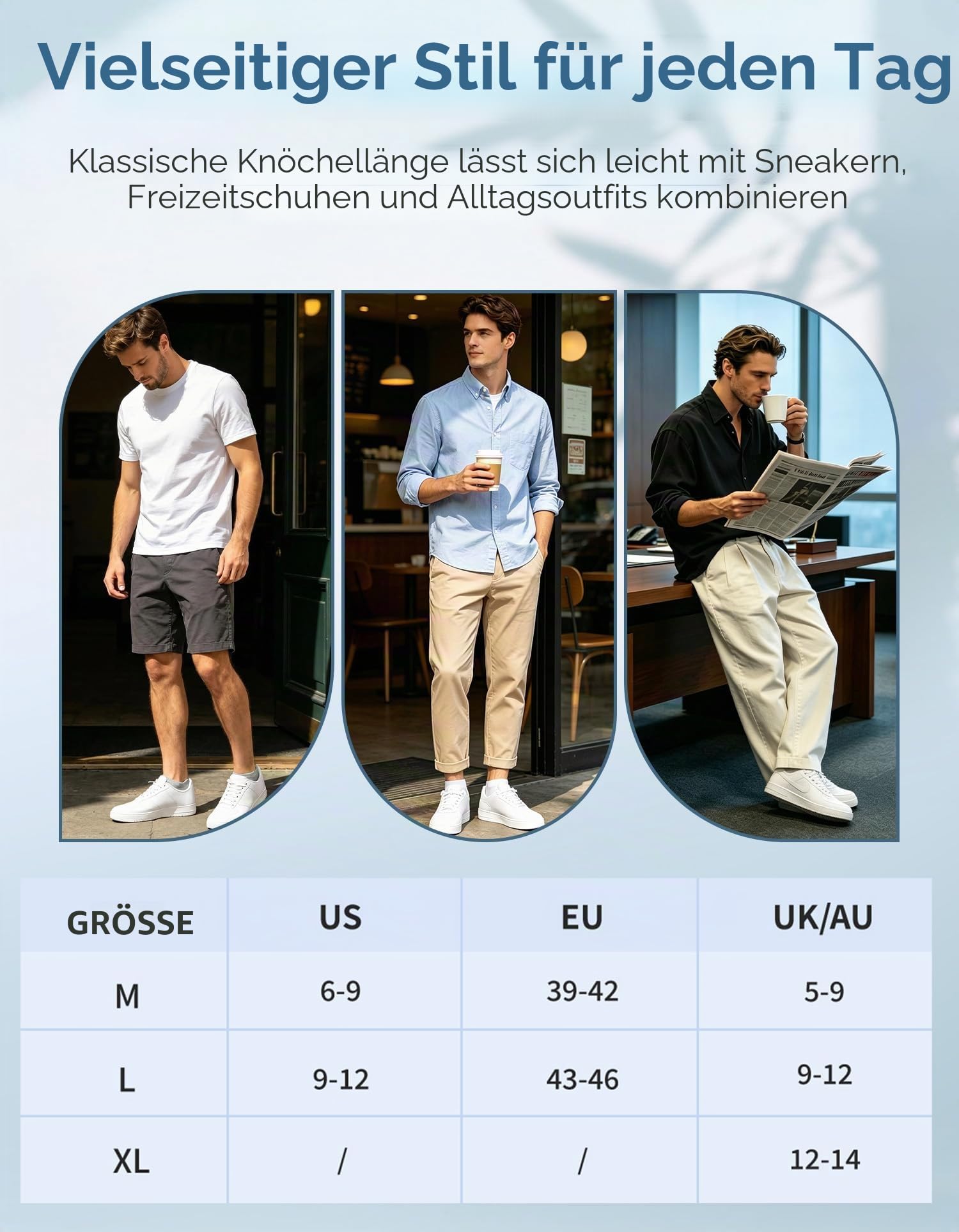 CLOSEMATE 6 Paar Bambus Socken Herren Damen 39-42 43-46, Dünne Sneaker Socken, Atmungsaktive Kurze Socken für Sommer