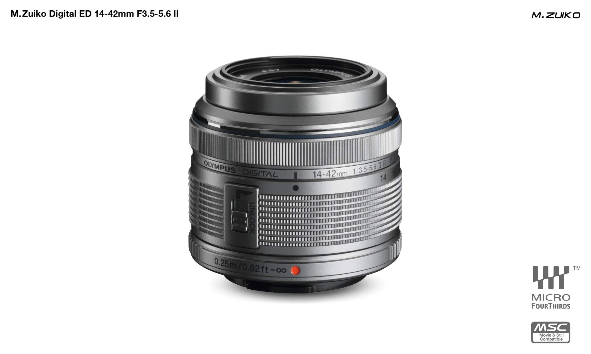 のオブジェ OLYMPUS OLYMPUS M.ZUIKO 1442 EZ シルバー 自動開閉の通販 by Camera_exp's