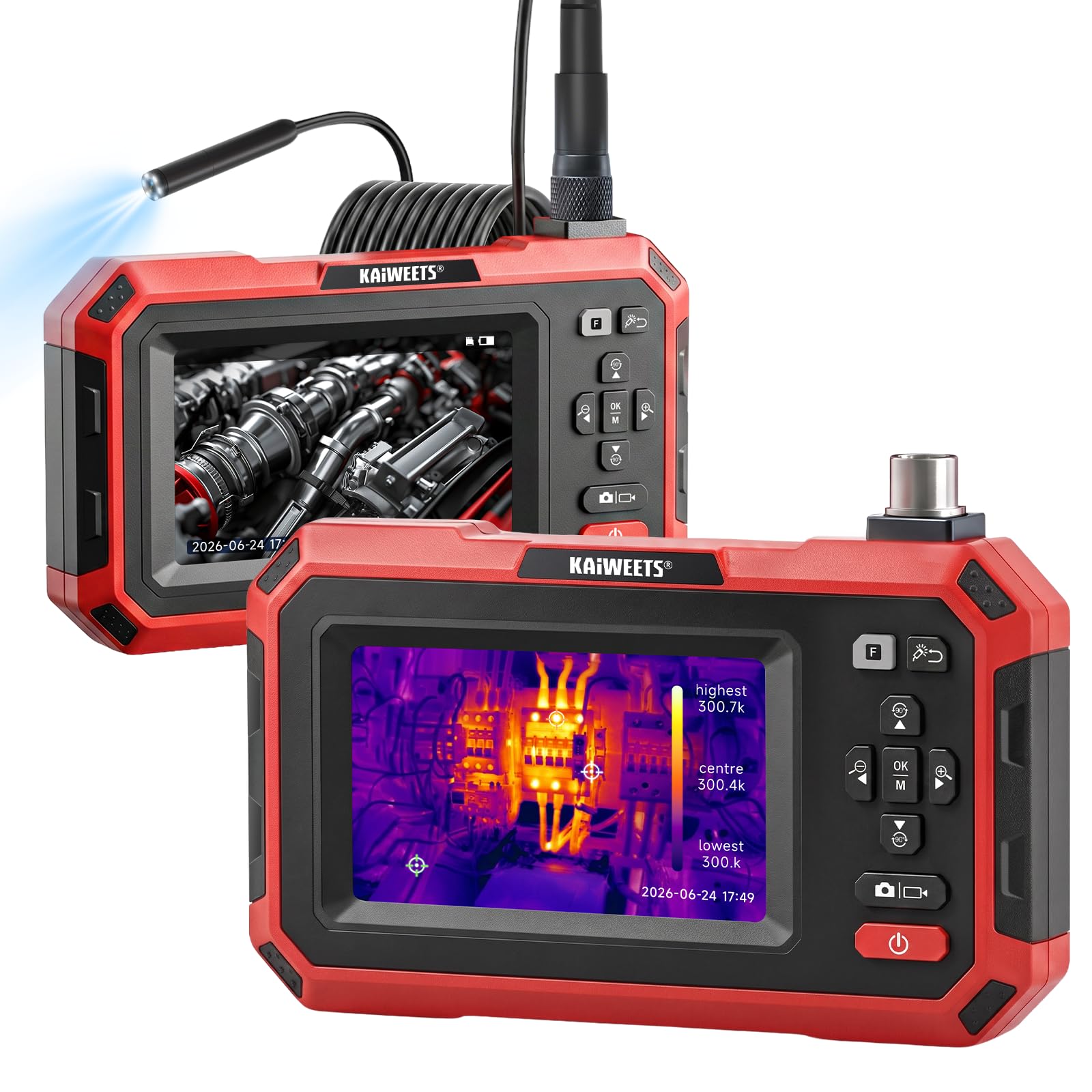 Photo 1 of KAIWEETS 2-in-1 Thermal Camera & Borescope