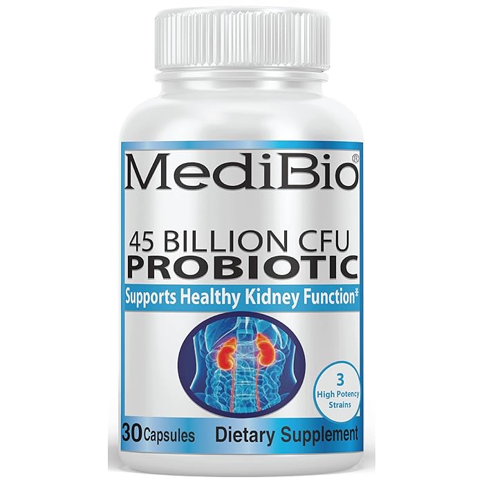 Buy MediBio® 45 Billion CFU Probiotic for Kidney Health. Each Capsule