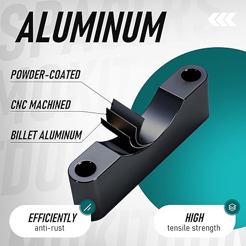 Miniatura 4 de MoKitDora Espaciadores de guardabarros delantero Touring para rueda envolvente de 21, 23, 26 pulgadas, compatible con Harley Road King Street Road