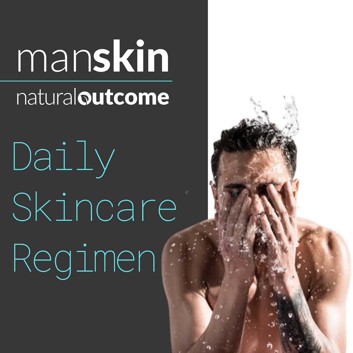 Skincare Kit for Men by Natural Outcome - Anti Aging Daily 3 Step Face Care Regimen Set : Beauty & Personal Care