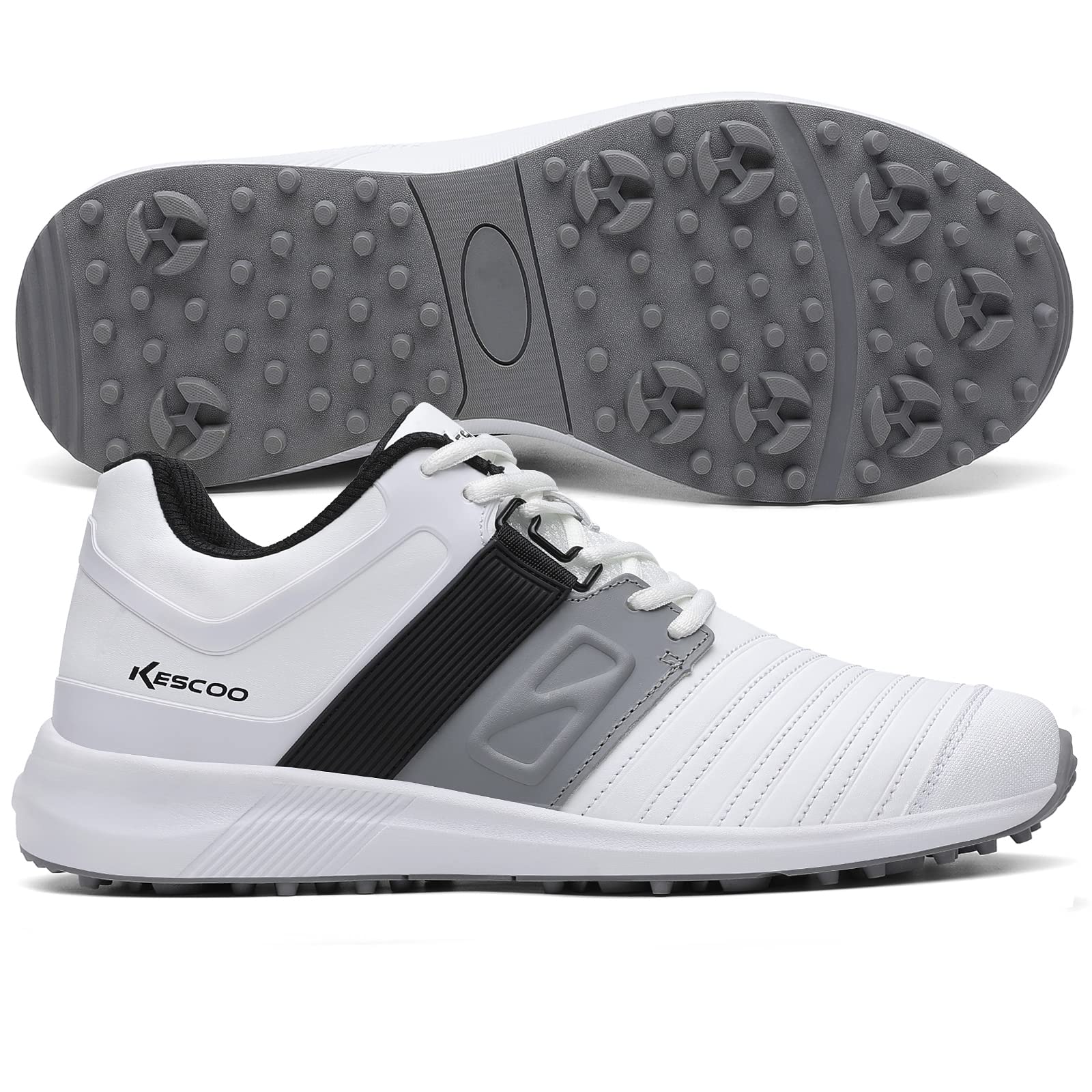 KESCOO WaterproofÂ Golf Shoes Men Professional SpikelessÂ Golf