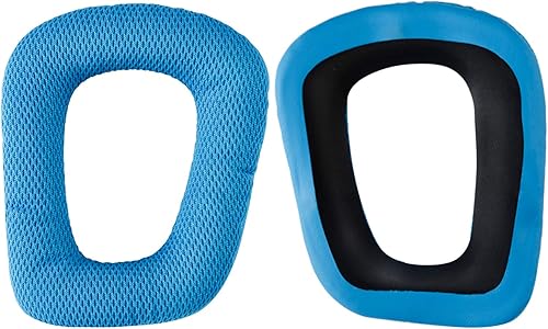 Miniatura 3 de Geekria QuickFit - Almohadillas de repuesto de tela de malla para auriculares Logitech G930, G430, G432, G332, G35, F450, almohadillas para