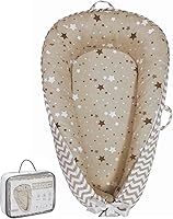 Vista 8 de Aila + Aiden Tumbona para bebé Tumbona infantil de algodón orgánico Tumbona reversible, ajustable y portátil para el suelo Uso supervisado