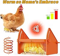 Vista 3 de Plato de incubadora de calefacción de temperatura ajustable de 3 niveles para patitos de pollitos, casa de cría para mantener las aves de corral