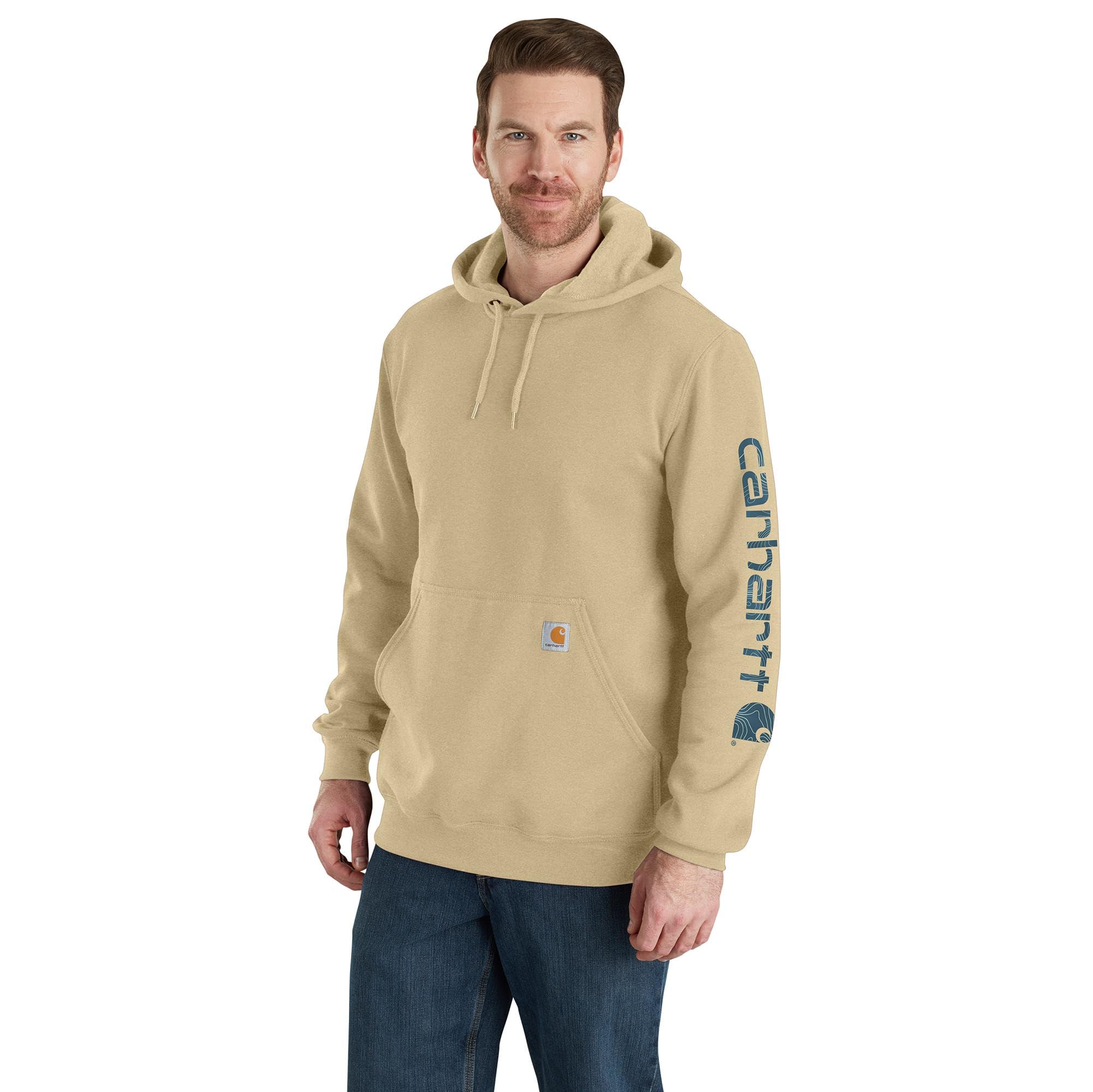 Carhartt Workwear Kapuzenpullover Hoodie Original Fit mit Ärmellogo — view 81