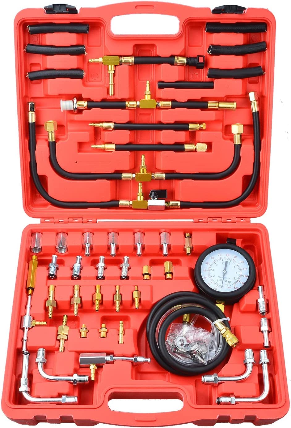 Pro Fuel Injection Pump Pressure(0140PSI) Gauge Automotive