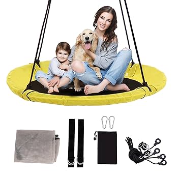 Amazon.com: SkyBound Tree Swing Saucer Swing - 600LB Weight