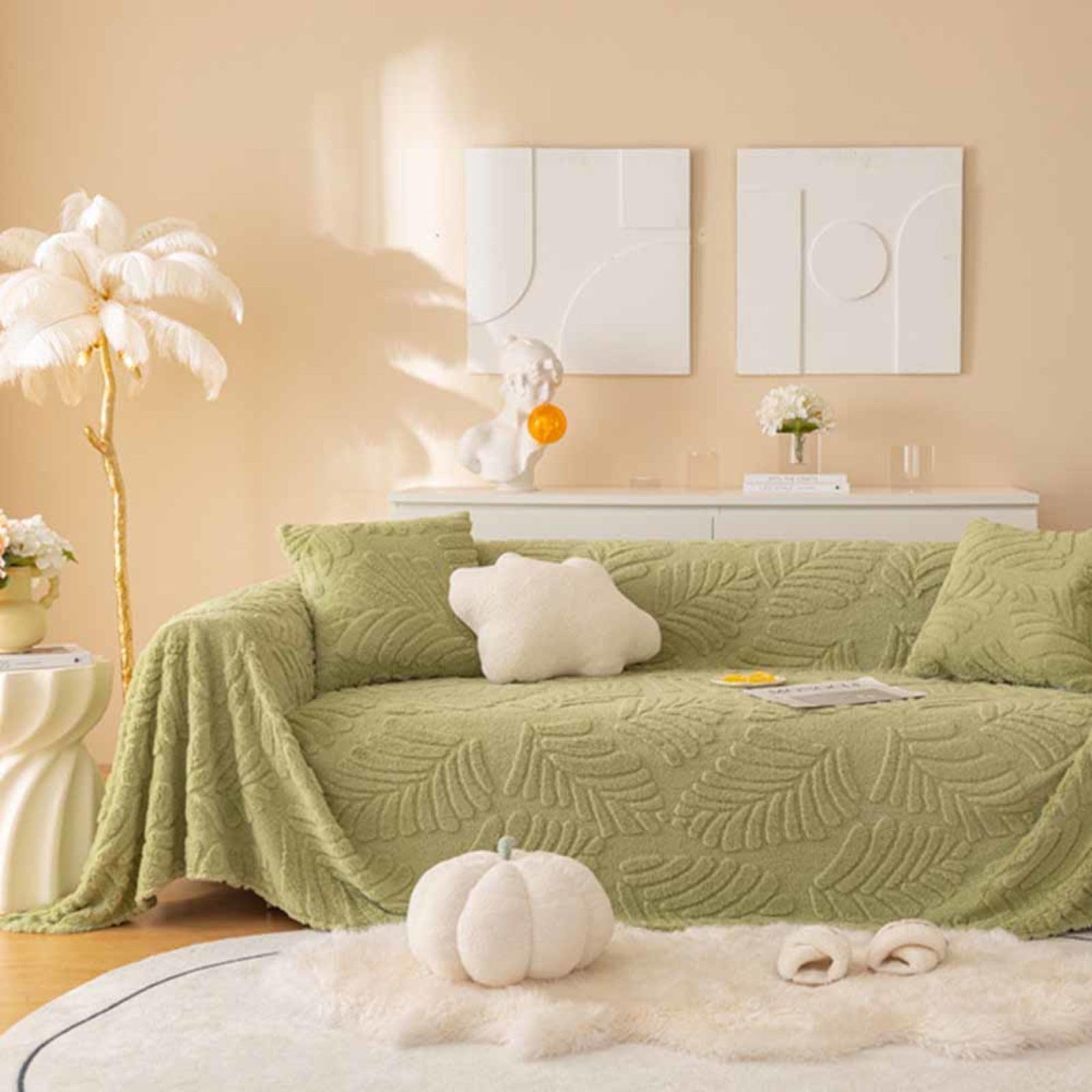 Manta ecológica impermeable en forma de L para sofá, manta térmica antideslizante, protector con cable para 1/2/3/4 plazas, 33 x 180 x 200 cm, perfecta para decoración del hogar