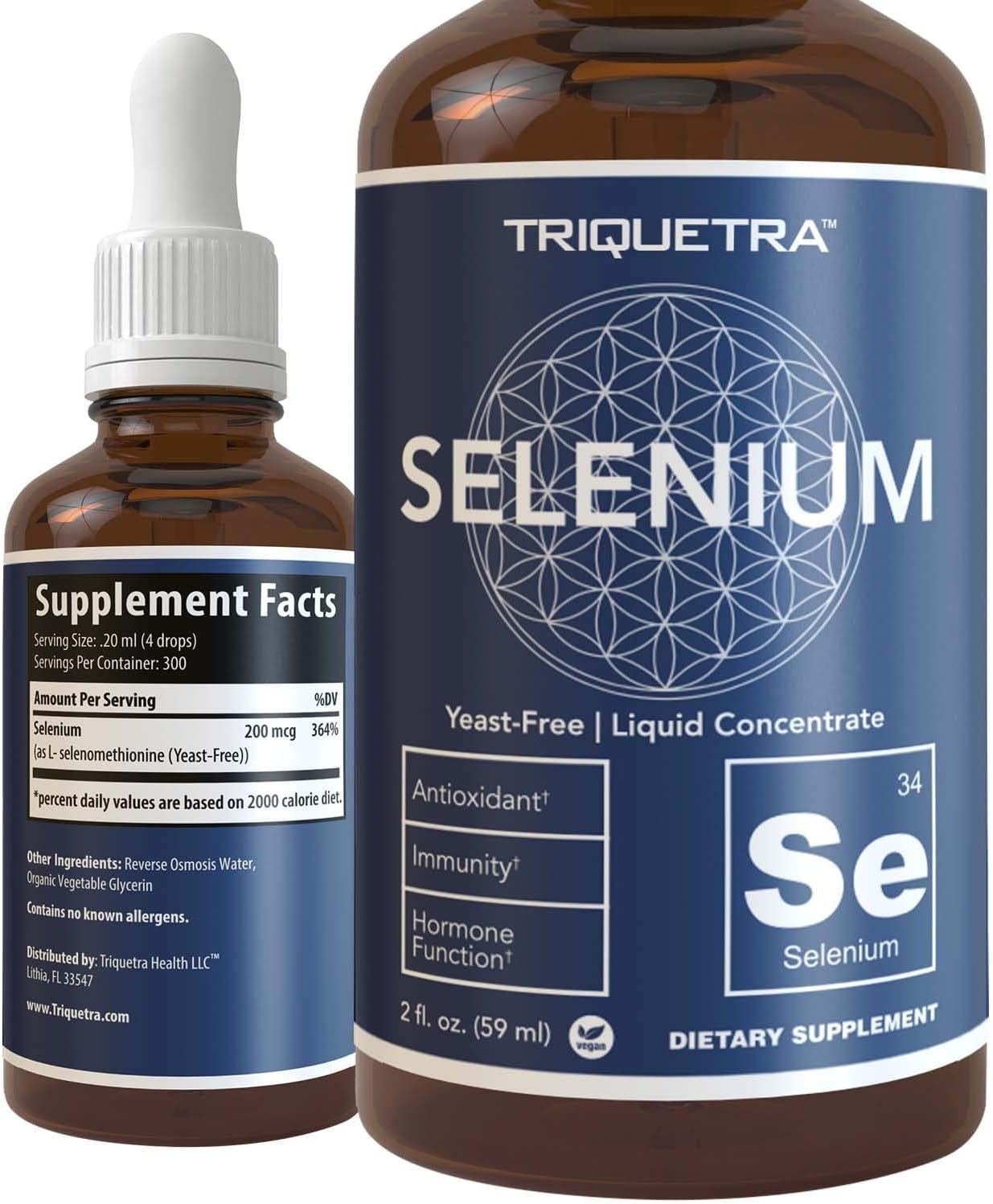 Amazon.com: Selenium - 200 mcg, Selenomethionine Form, 300 Servings ...