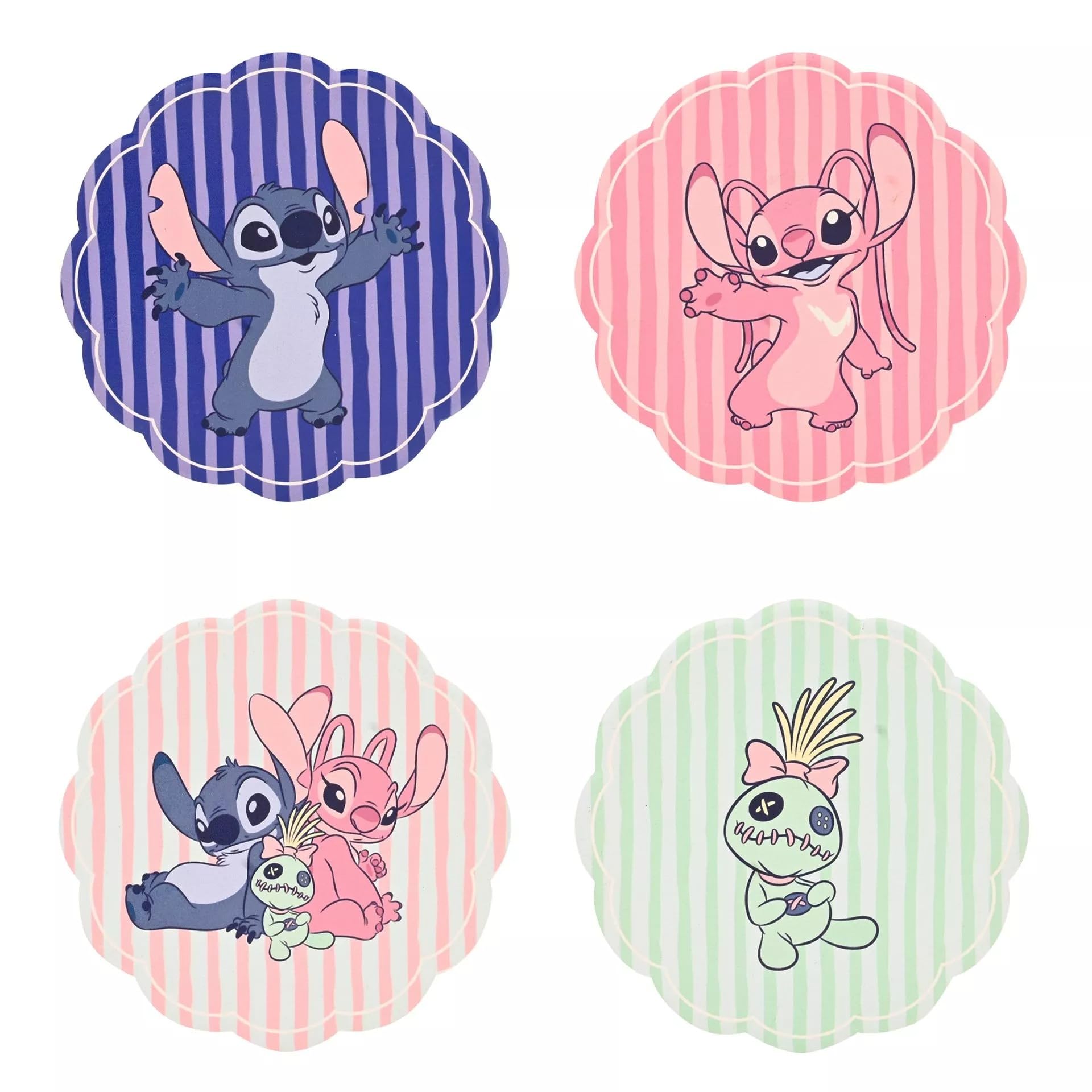 Dessous de verre Stitch en céramique de haute qualité pour salon