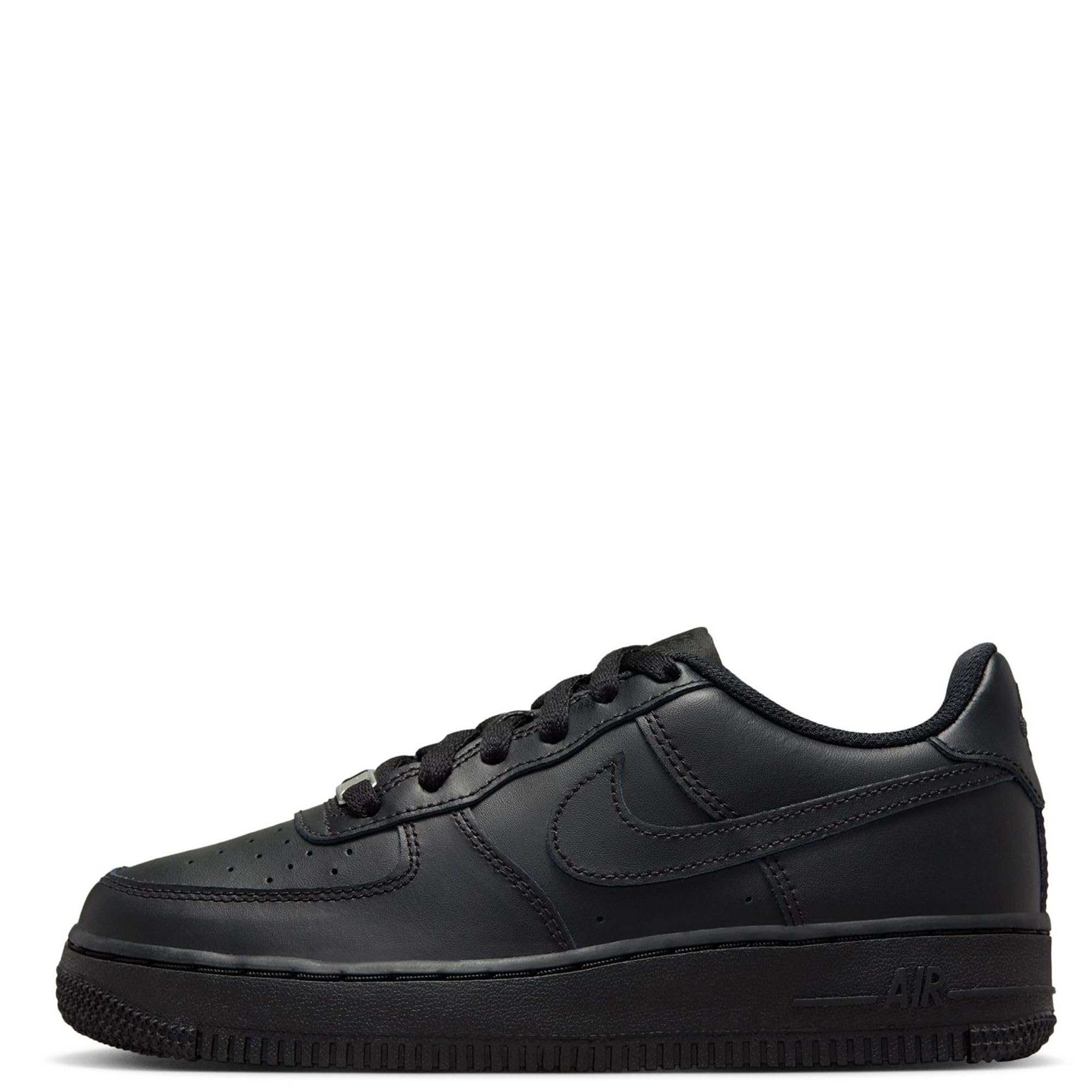 Nike Air Force 1 LE Big Kids' Shoes (FV5951-001, Black/Black-Black-Black) Size 3.5