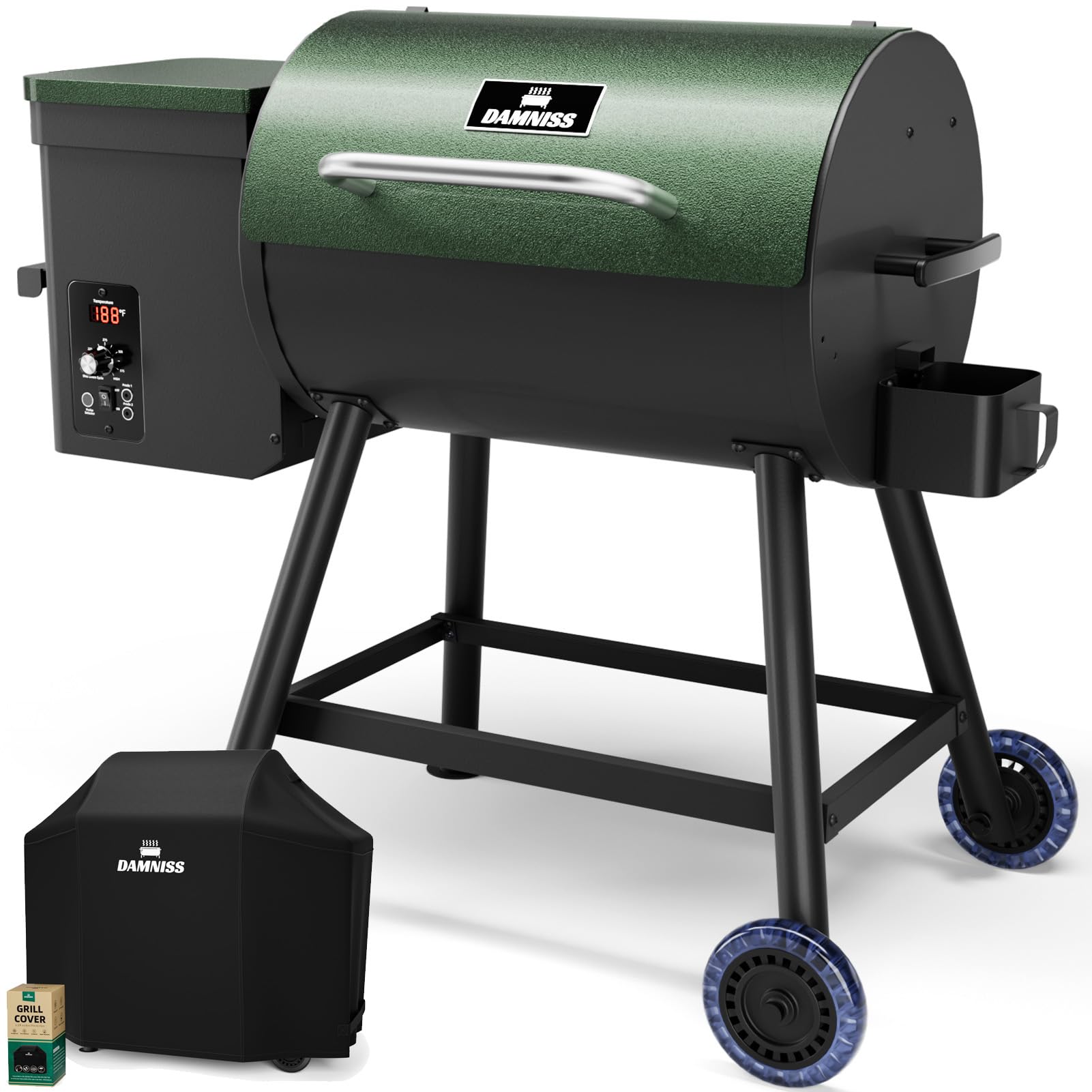 DAMNISS Electric Wood Pellet Grill (456 Sq.In)