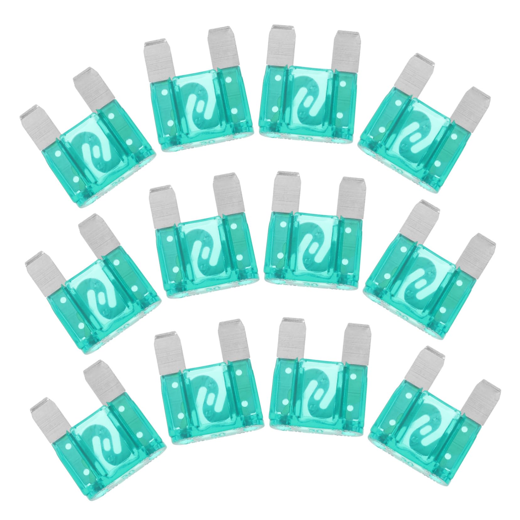 PartyKindom 80pièces Kit De Fusibles Automobiles Mini Fusibles De Remplacement Pour Voitures Et Camions Protection Électrique Sécurisée