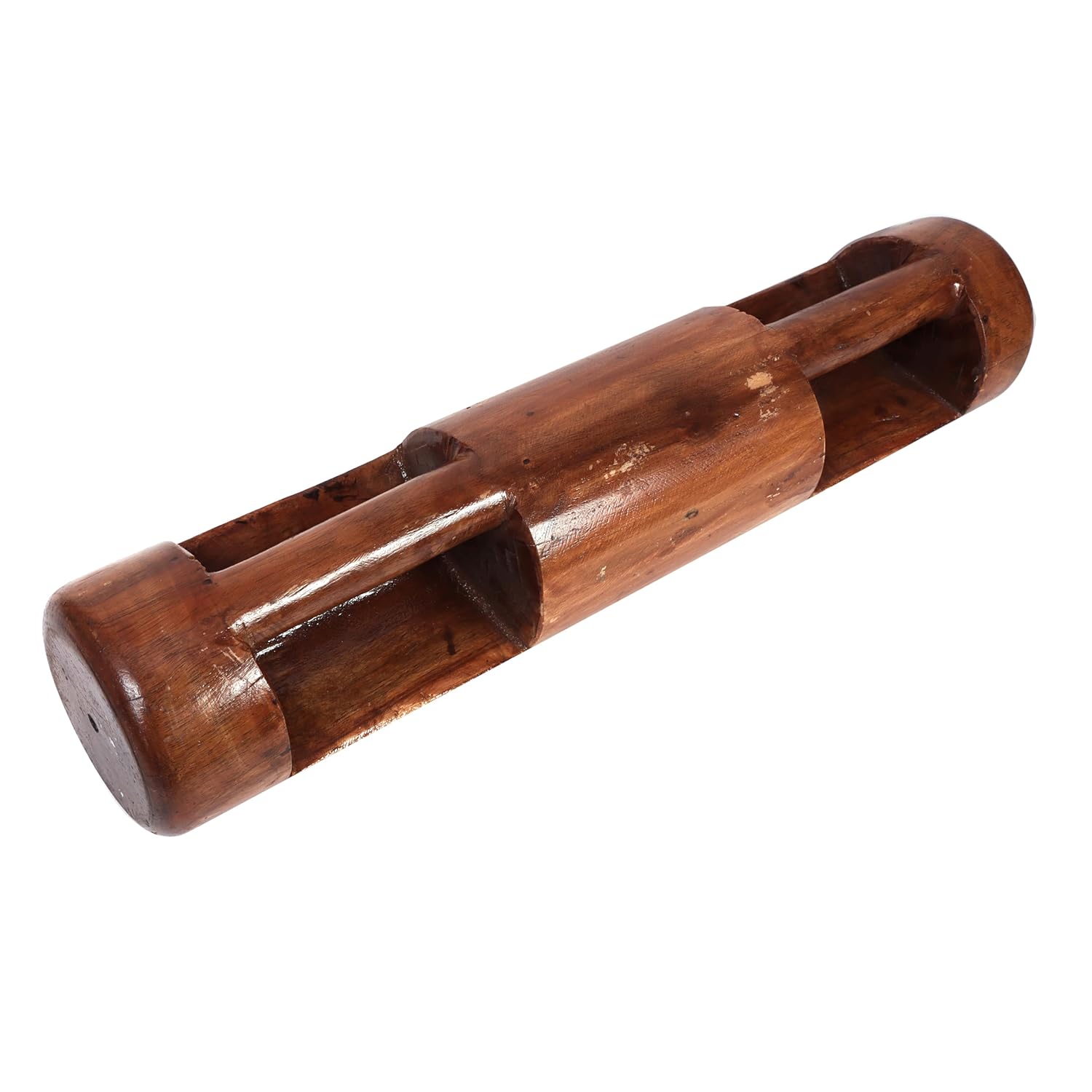 KNK SAMTOLA Fitness Barbell Indian Karla KATAI Fitness Durable Wooden Equipment (10 to 12 KG)