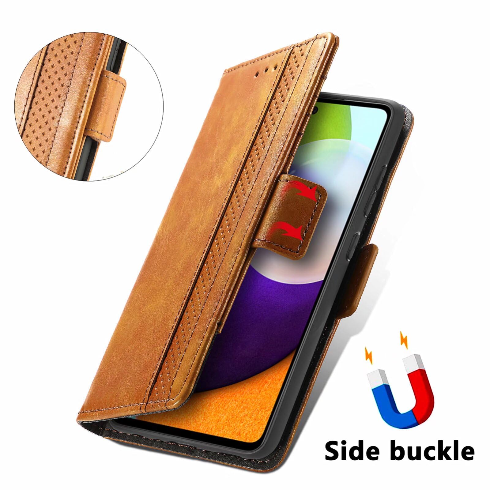 Cover Portafoglio Con Supporto Per Huawei Nova 13 - Custodia Flip In Pelle Artificiale Con Slot Carte E Chiusura Magnetica - Farfalla Oro