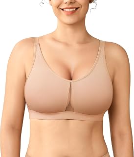 Post Surgery Compression Bras for Women, Comfort Mastectomy Bra with Adjustable Straps