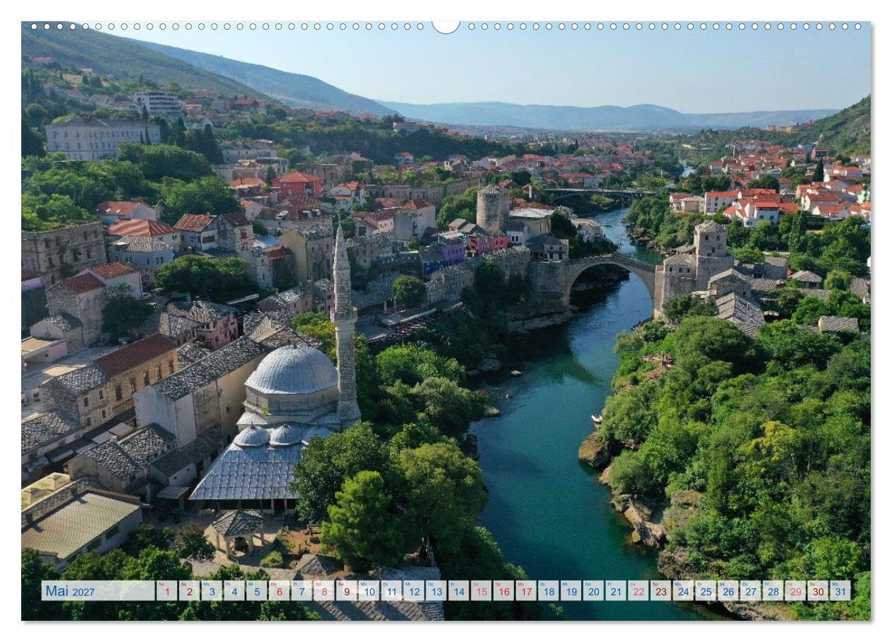 CALVENDO · WILDER SCHÖNER BALKAN (Kalender 2027) | DIN A2 Querformat · Wandkalender · Außergewöhnliche Drohnenfotos vom Balkan vom Fotografen Steffen Schellhorn