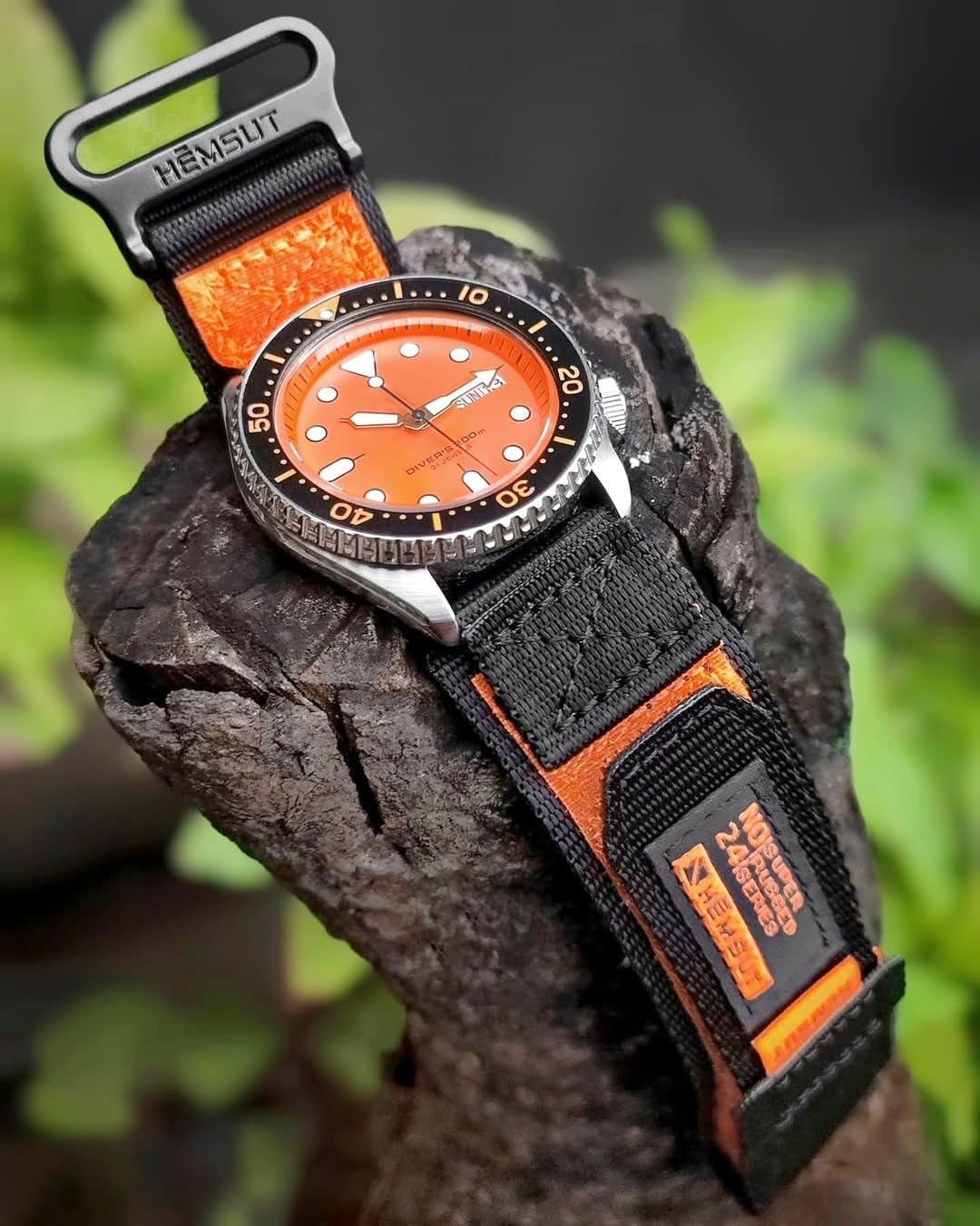 Rugged Nylon Sports Strap Compatible with Carbinox Edge/Blaze Round/Blaze S/X-Ranger/Vortex/Vesta/Blaze Square,Suunto Run 2/Vertical/9 Peak/9 Peak Pro/5 Peak/Race 2, T-Rex 3 Pro 48mm(not 44mm)