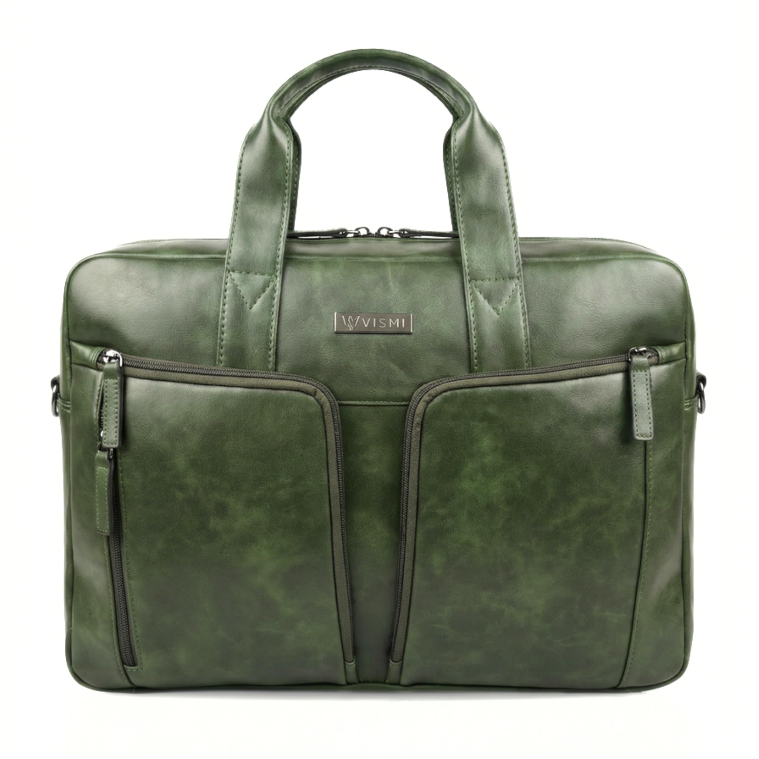 Office Laptop Bag Fits Upto 15.6 Inch Vegan Leather Water Resistant Padded Compartment Professional Slim Laptop Briefcase For Women & Men Valentines Day Gift for Him, Her-image-18