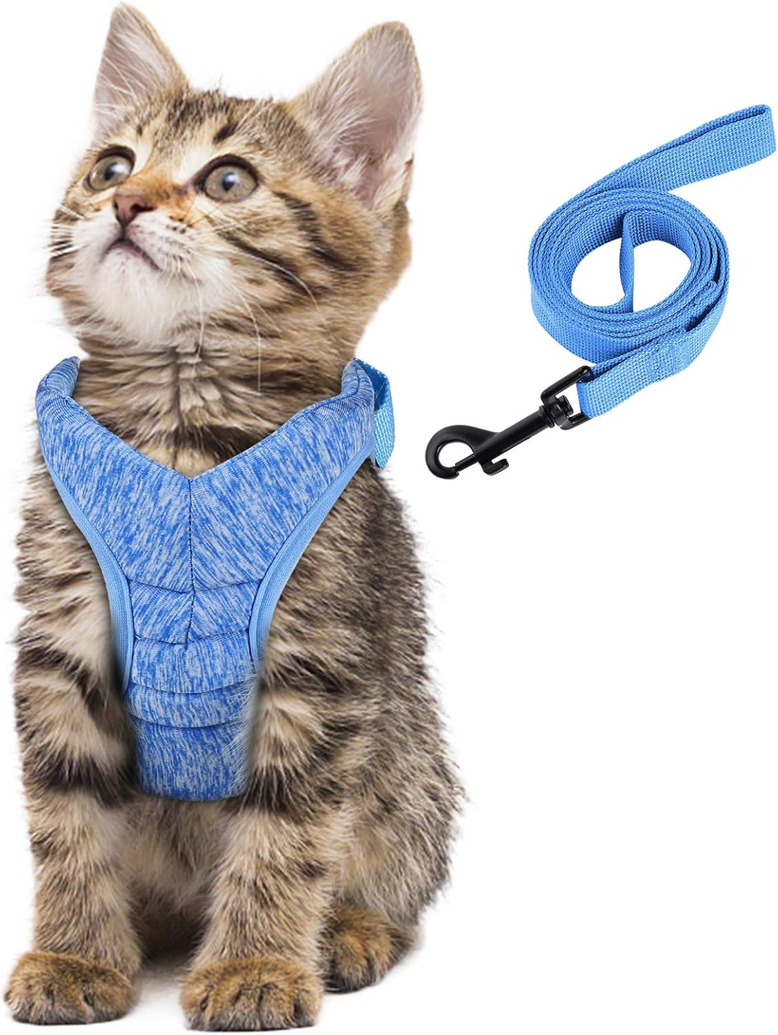Simpeak Escape Proof Cat Harness and Lead Set, Adjustable Soft Cat
