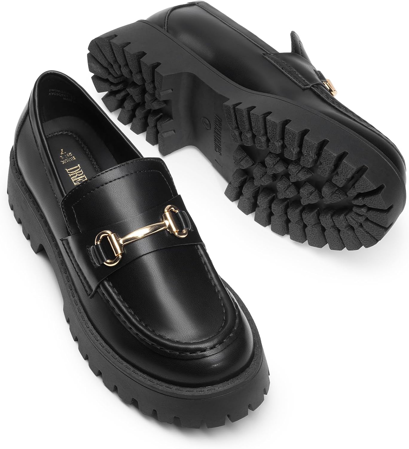 DREAM PAIRS Loafers for Women Platform Chunky Penny Loafer Slip On Casual Dressy Business Shoes with Arch Support - Image 7