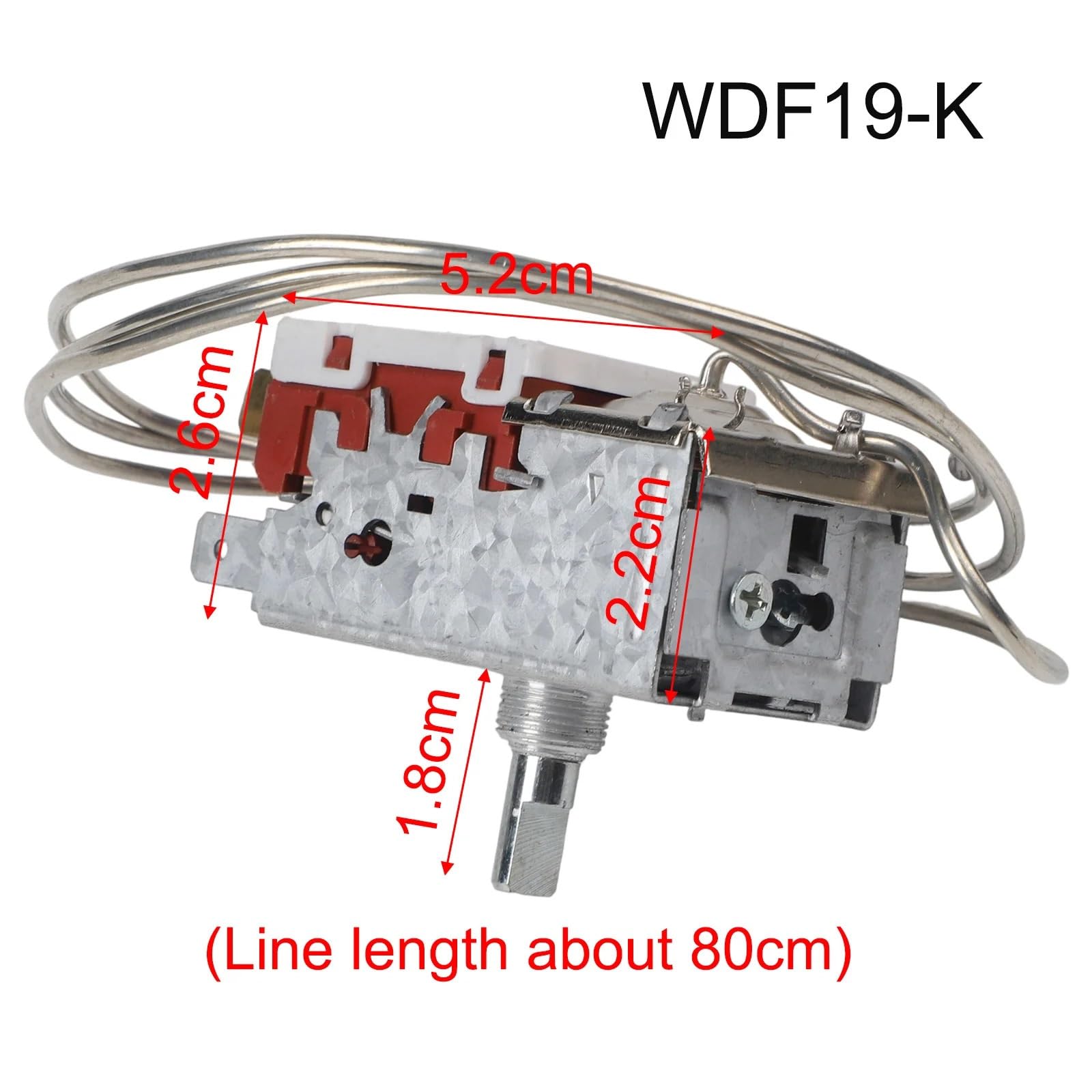 Thermostat De Réfrigérateur WDF19-K K50 K54 K59 K59E, Compatible Avec Bosch, Avec Tige En D, 80 Cm