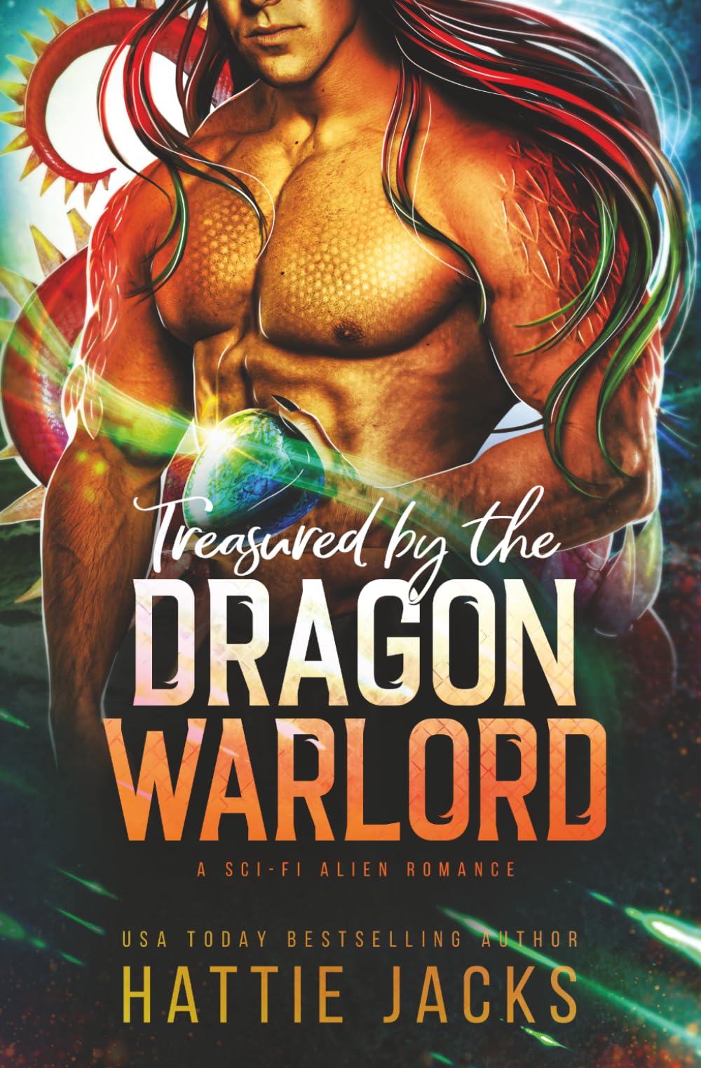 Treasured by the Dragon Warlord: A Sci-Fi Alien Romance (Fated Mates of the Sarkarnii Warlords)