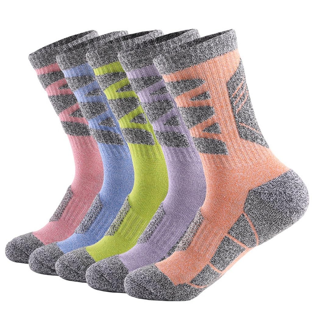 Chaussettes absorbant la sueur avec bouclette épaisse pour la randonnée femme L