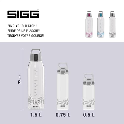Miniatura 5 de SIGG - Botella de agua Tritan - Total Clear ONE MyPlanet - Adecuado para bebidas carbonatadas - Apta para lavavajillas - A prueba de fugas - Ligera