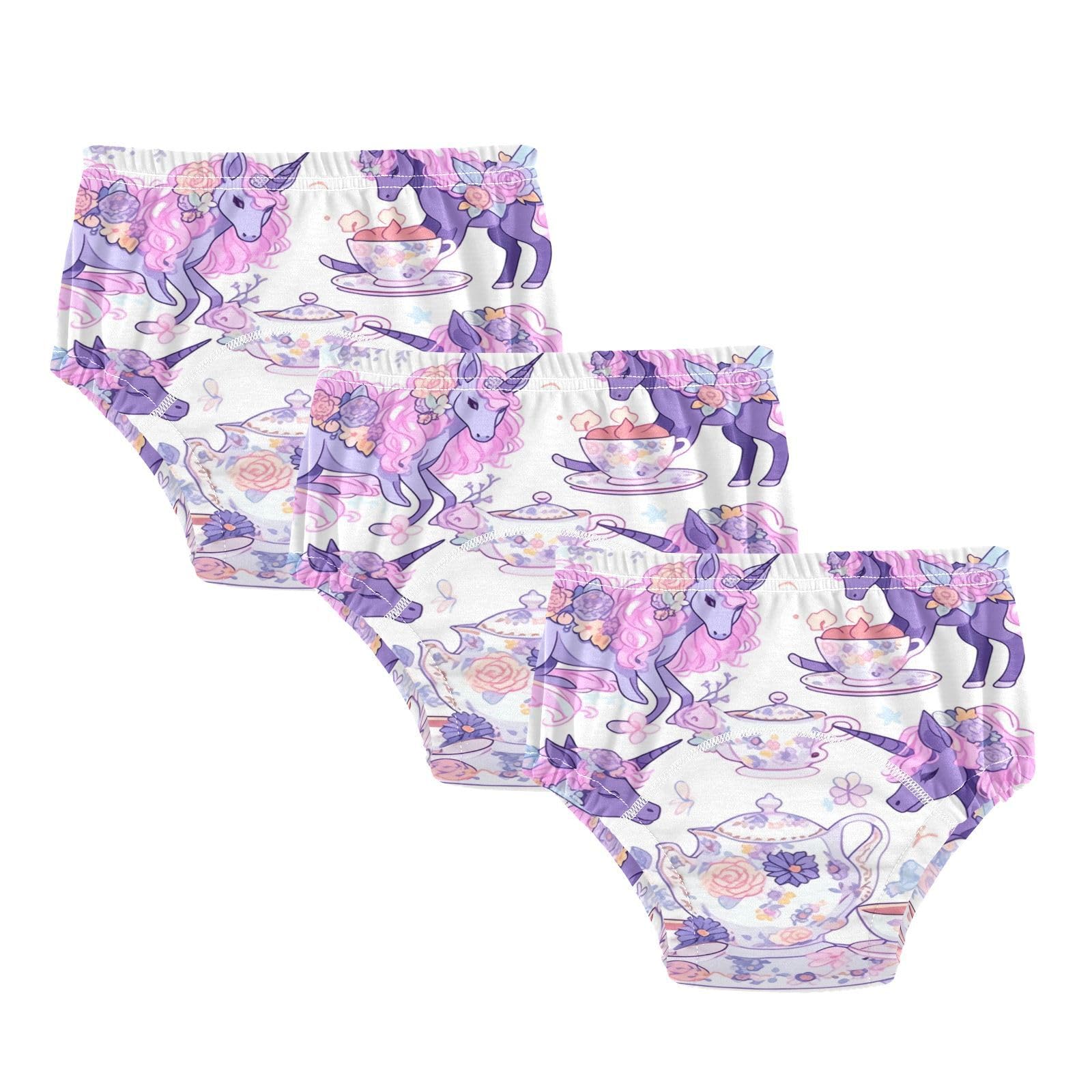 Coikll Cute Horses Toddler Training Underwear Waterproof Baby Pee Pants -5T