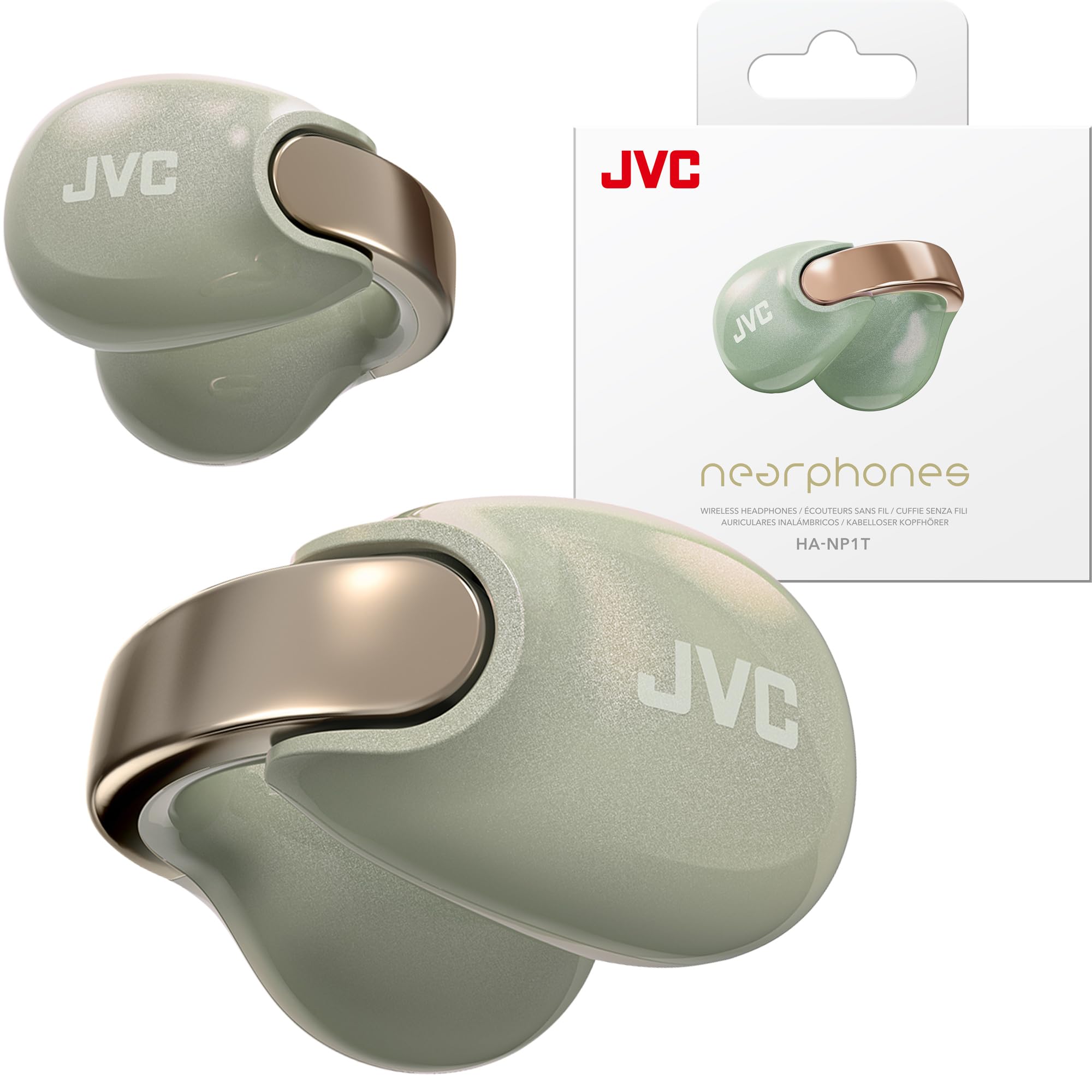 Jvc イヤホン Amazon.com: JVC Nearphones Pearl Edition - Earcuff True Wireless