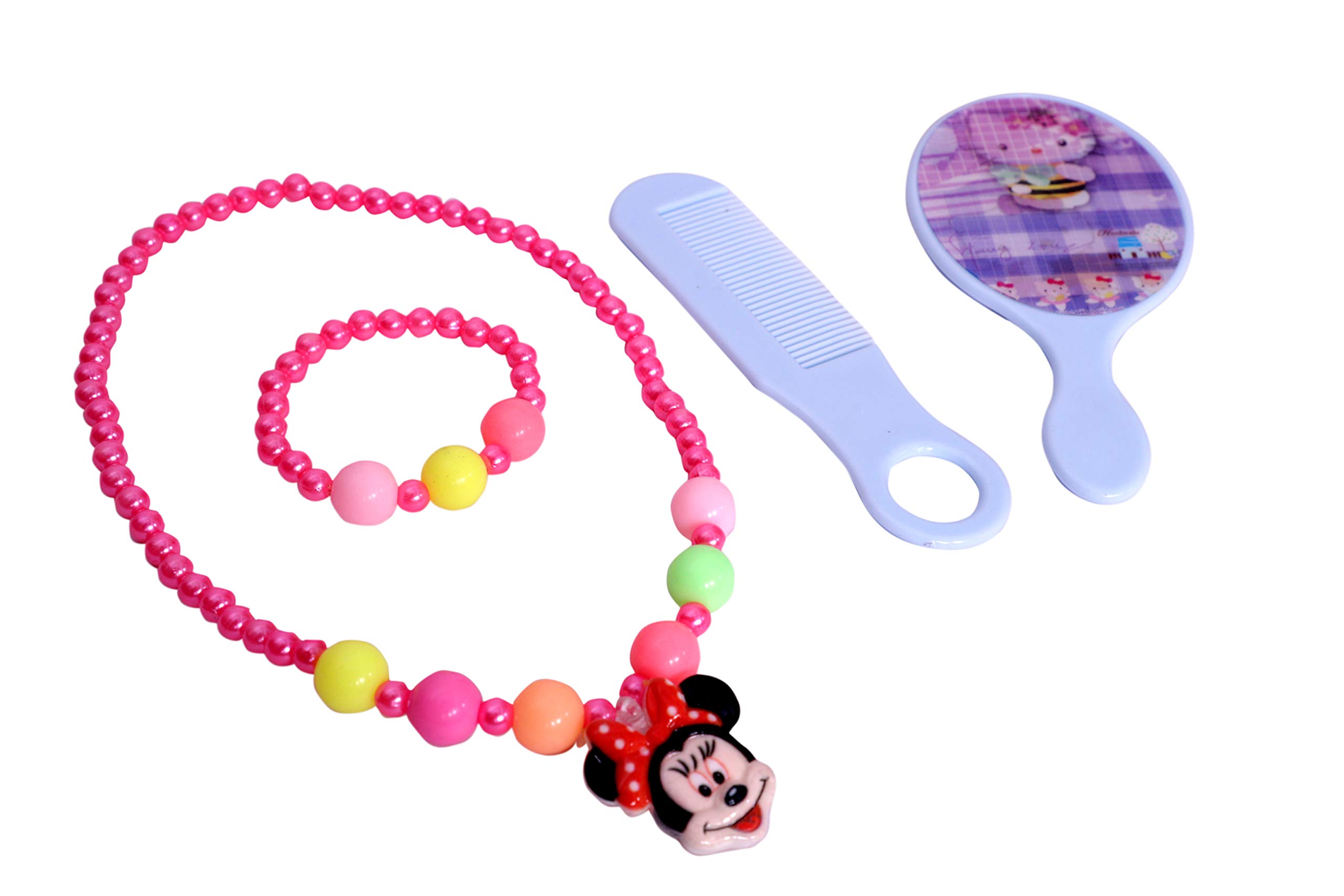 Minnie Mouse Jewelry Accessories Set Mirror Necklace Bracelet Comb (Minnie Mouse) (B08427ZWLD) Amazon Price History, Amazon Price Tracker