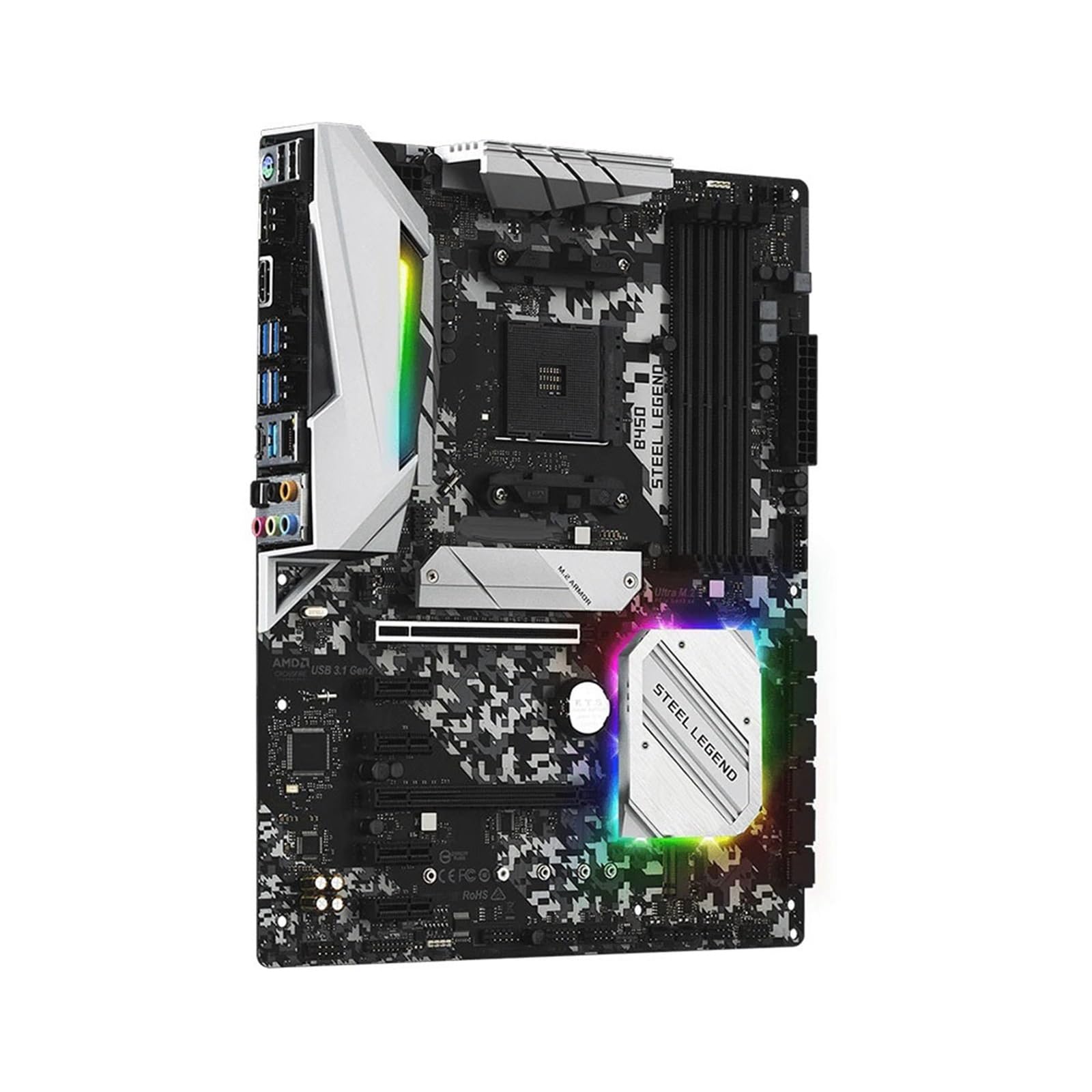 Placa Madre Fit For ASRock B450 Steel Legend