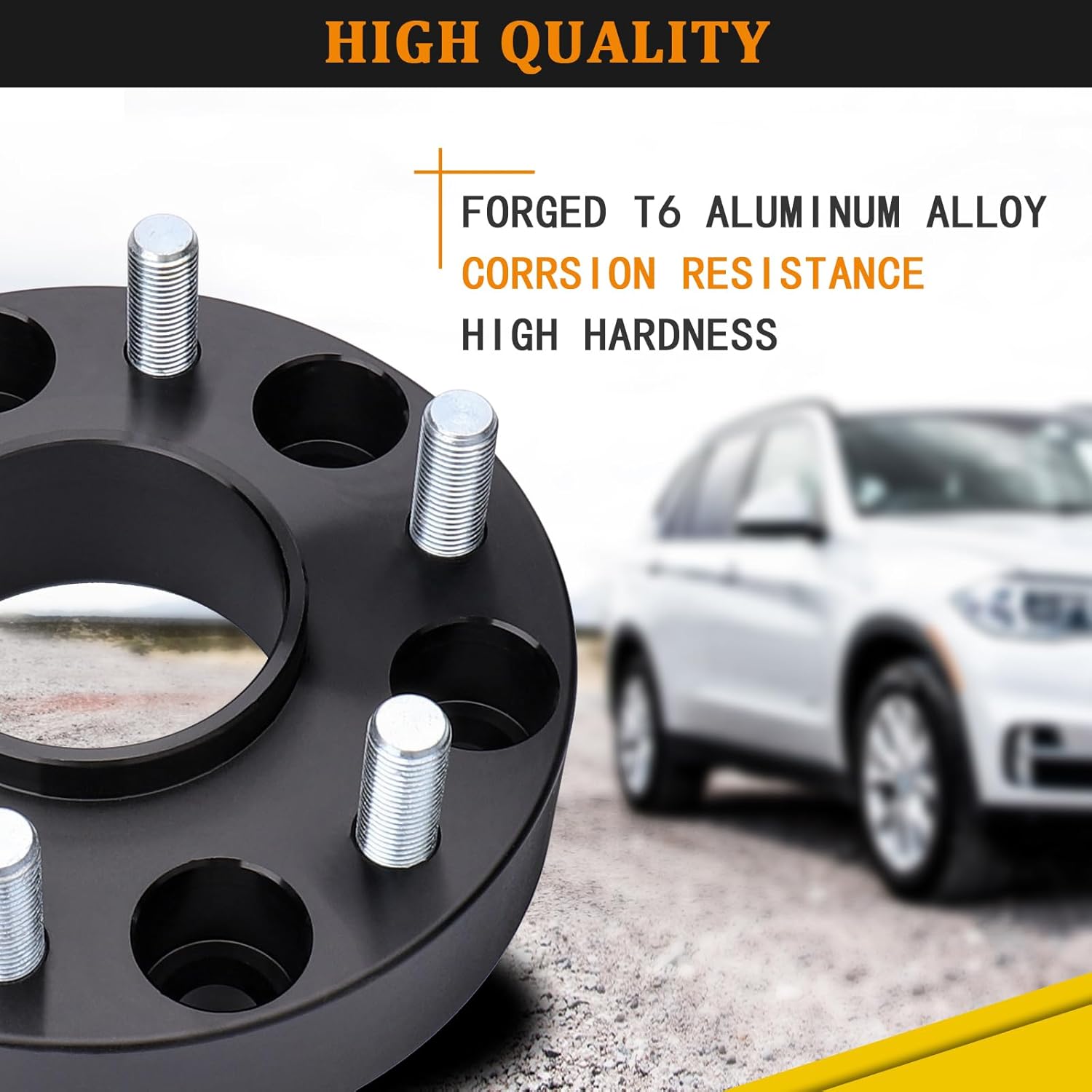 2pcs Wheel Spacers 1.5" Thick/6x5.5'' Pattern/Inner Diameter: 78.1mm Fits 1988-2020 for Chevy Suburban/Avalanche/Tahoe/Silverado; for GMC Yukon/Sierra/Savana Hubcentric Wheel Spacers