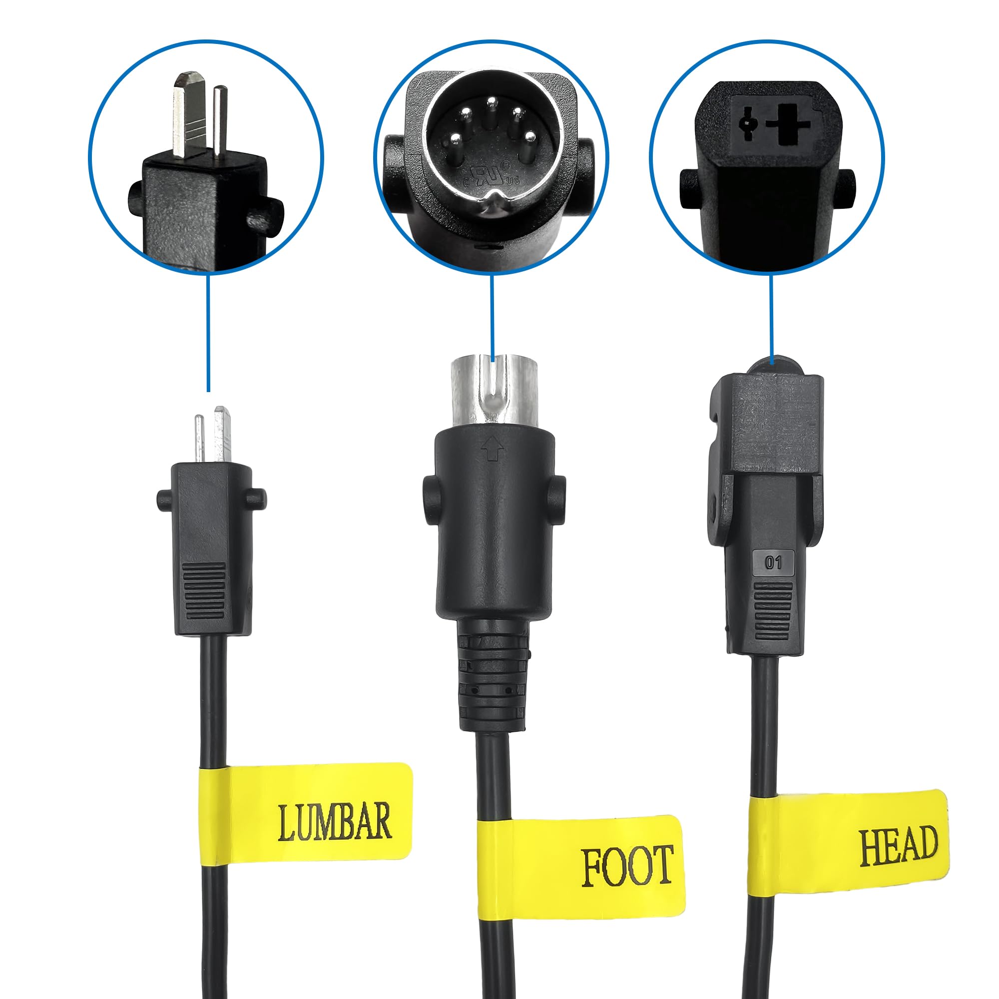 MLSK91-A1 - Mando a distancia de 11 botones con USB y caja de control para sillas elevadoras reclinables eléctricas