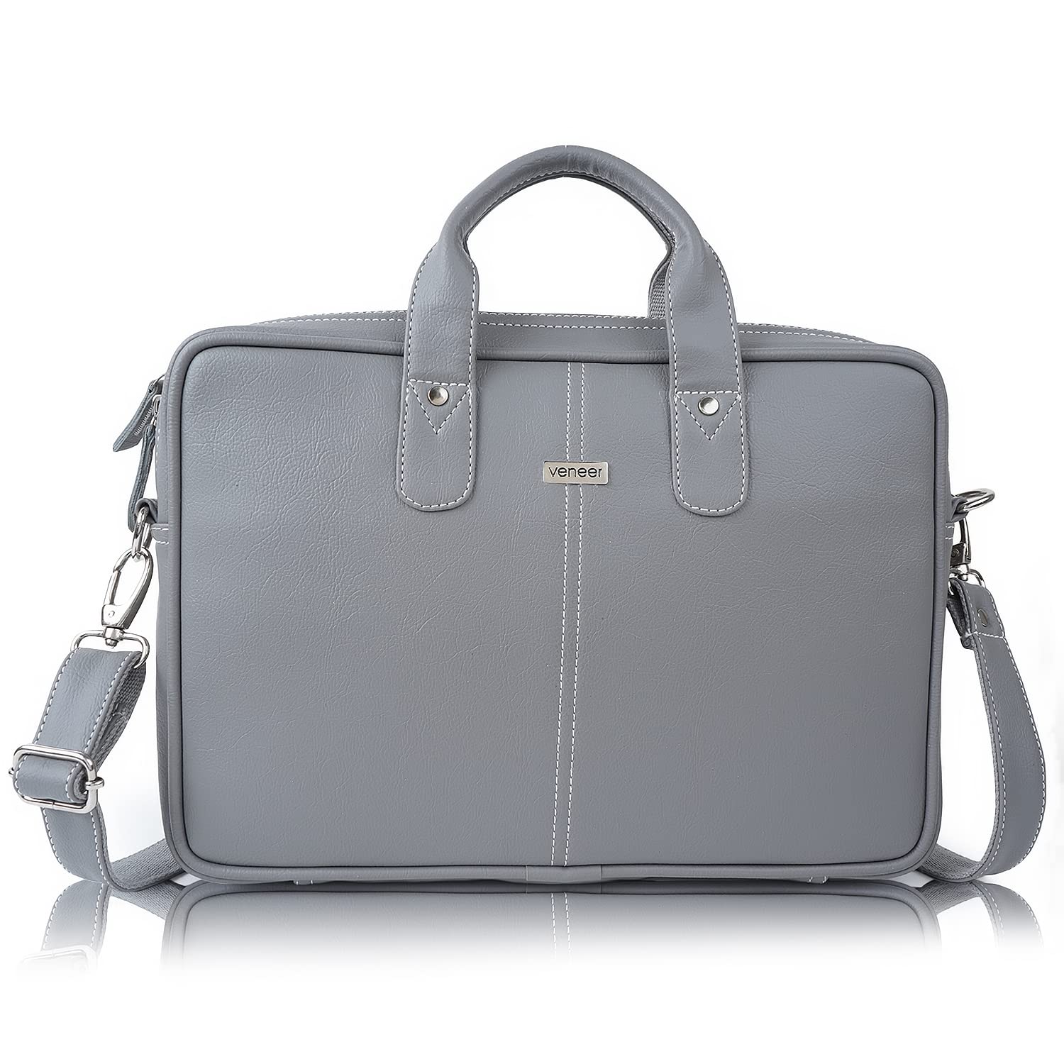 Vegan Leather Casual Medium Laptop Crossbody Office|College|Business Briefcase Mesenger Bag For Unisex-image-30