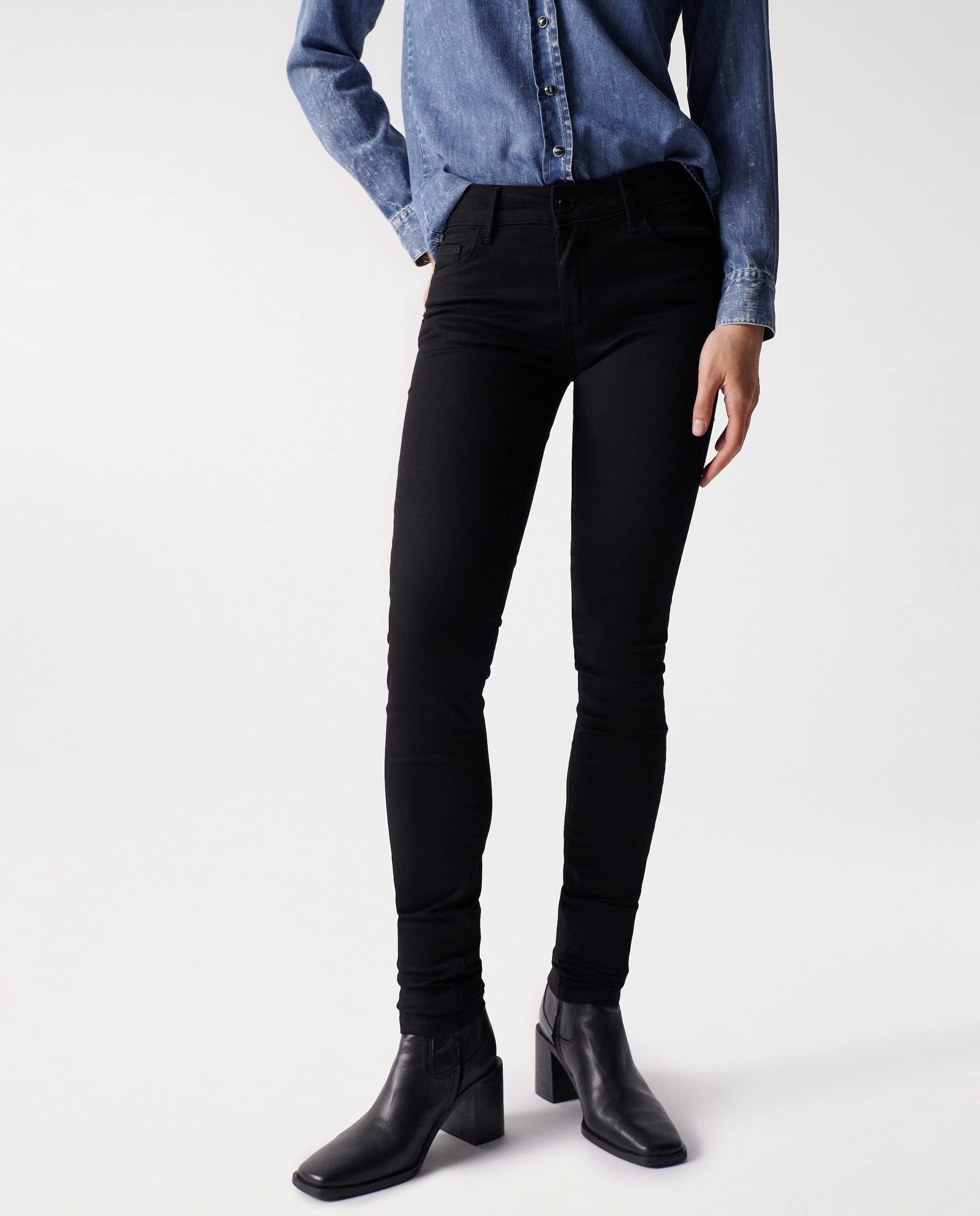 Salsa Vaqueros Wonder Push UP Skinny True Black