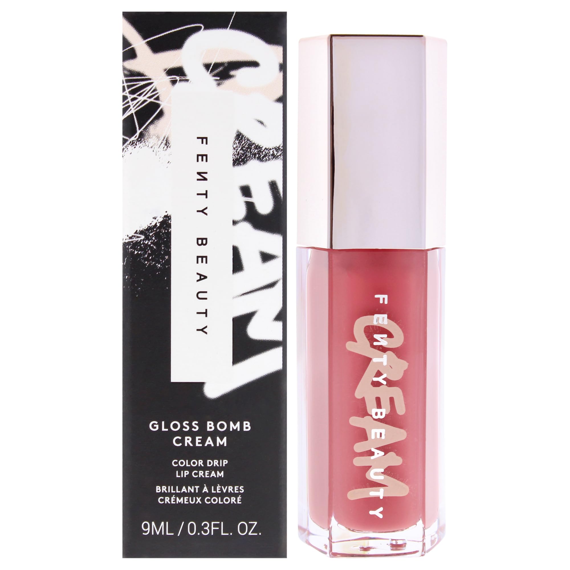 リップグロス Fenty Beauty Gloss Bomb 9ml FENTY BEAUTY Gloss Bomb Cream Color Drip Lip Cream, Glow, 9 Ml