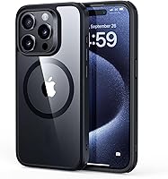 Vista 39 de ESR Serie Cloud Funda para iPhone 15 Pro con MagSafe, soporta carga magnética, delgada, de silicona líquida, absorción de golpes, protección