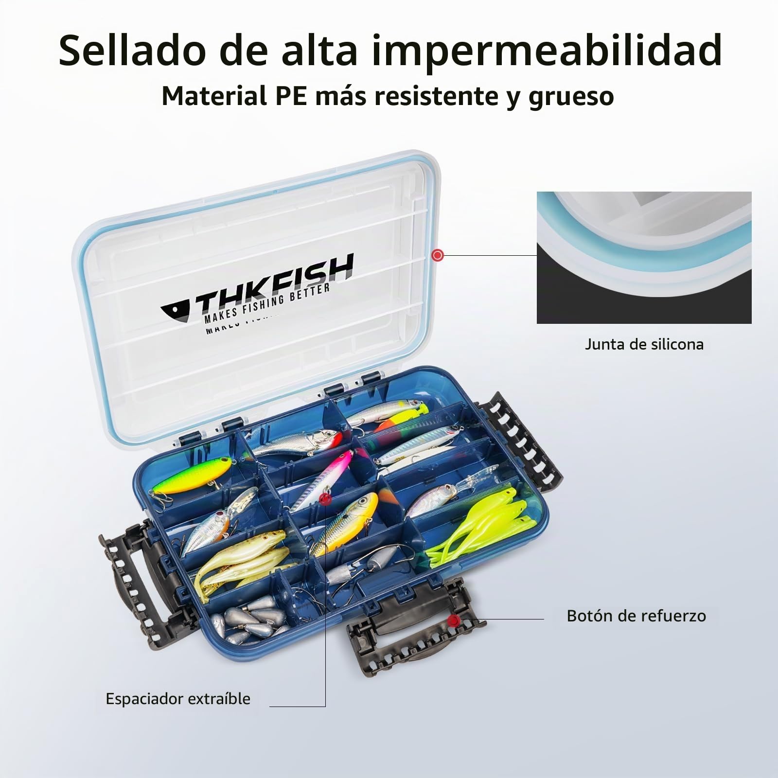 THKFISH Bolsa de Pesca Impermeable con Caja, Mochila y Bolsa de Hombro para Equipo, Camuflaje, Deportivo