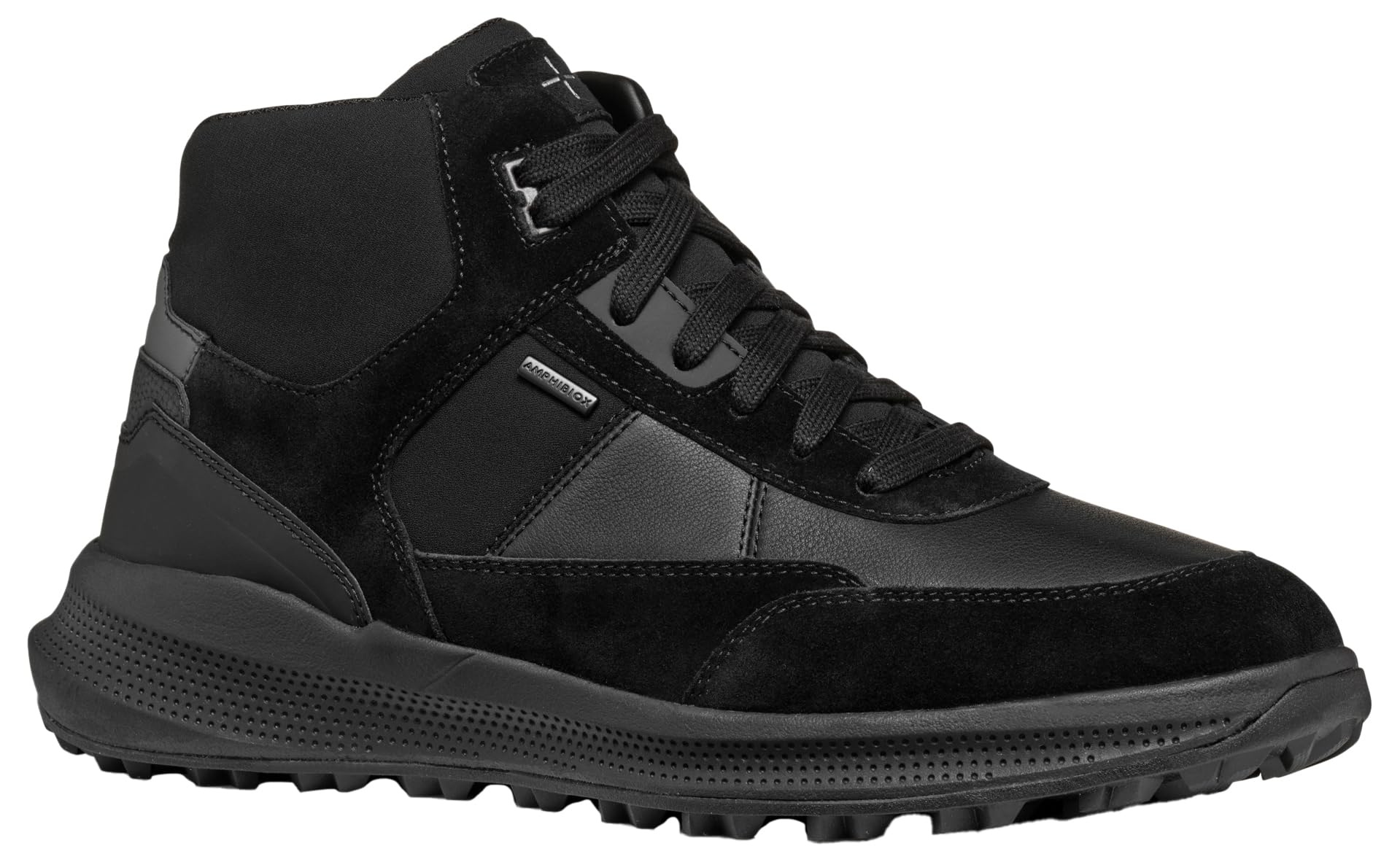 Geox Men's U Pg1x B ABX A Sneaker, Black, 8 UK