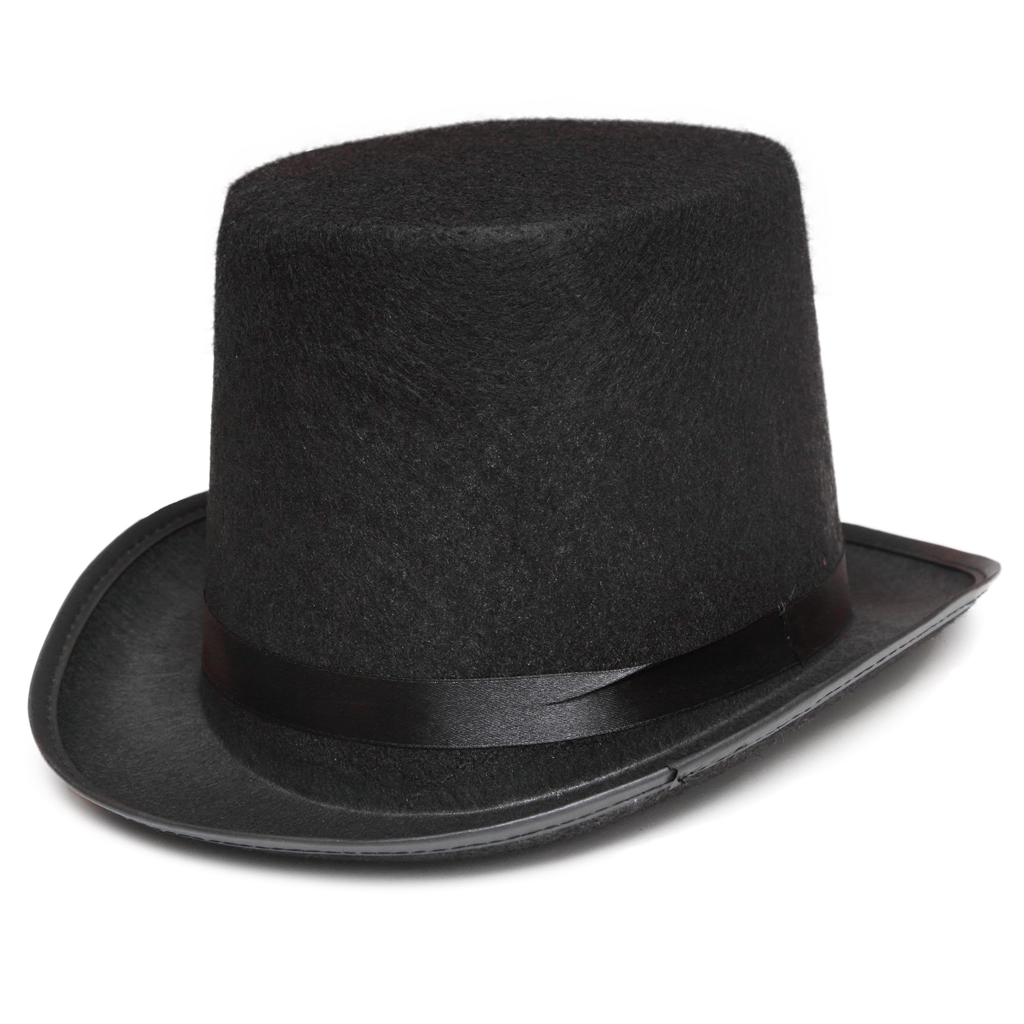 HiFEN® Top Hat Black Velour, Stylish Formal Accessory for Men, Vintage Design for Costumes Weddings